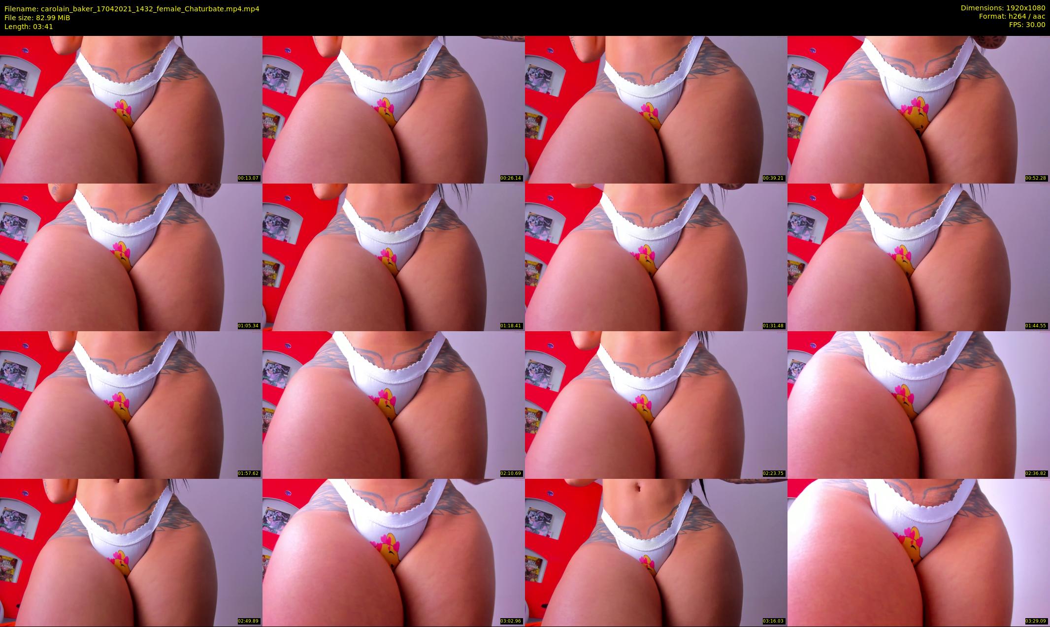 carolain_baker — 4 minute Chaturbate female cam show recording, 1080p, Apr 17, 2021
