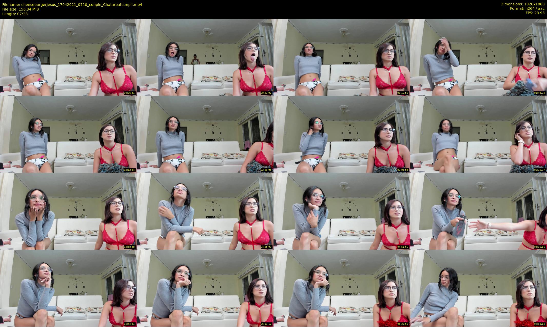 cheeseburgerjesus — 8 minute Chaturbate couple cam show recording, 1080p, Apr 17, 2021