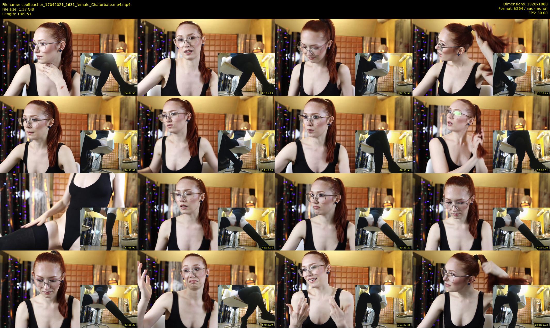 coolteacher — 70 minute Chaturbate female cam show recording, 1080p, Apr 17, 2021
