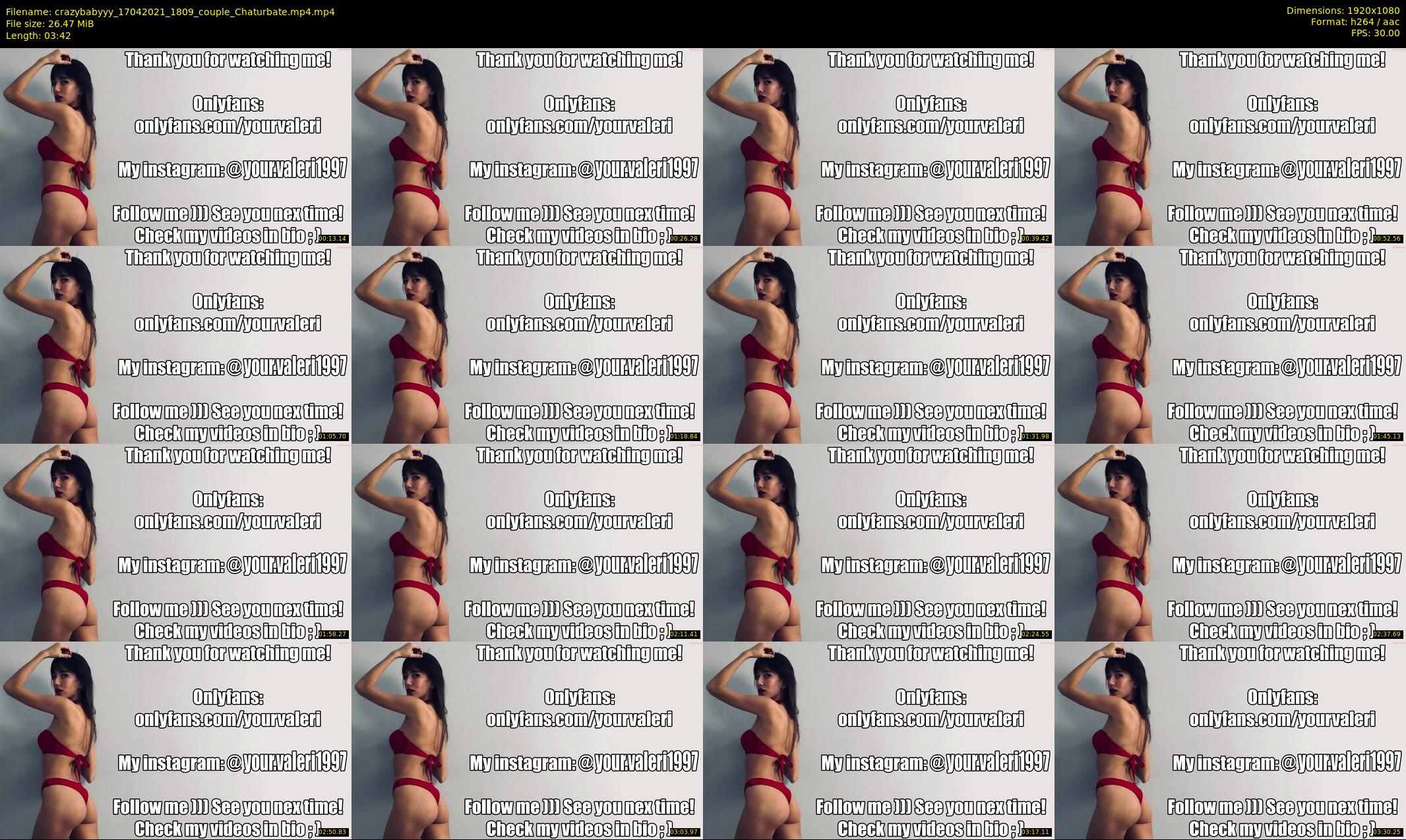 crazybabyyy — 4 minute Chaturbate couple cam show recording, 1080p, Apr 17, 2021