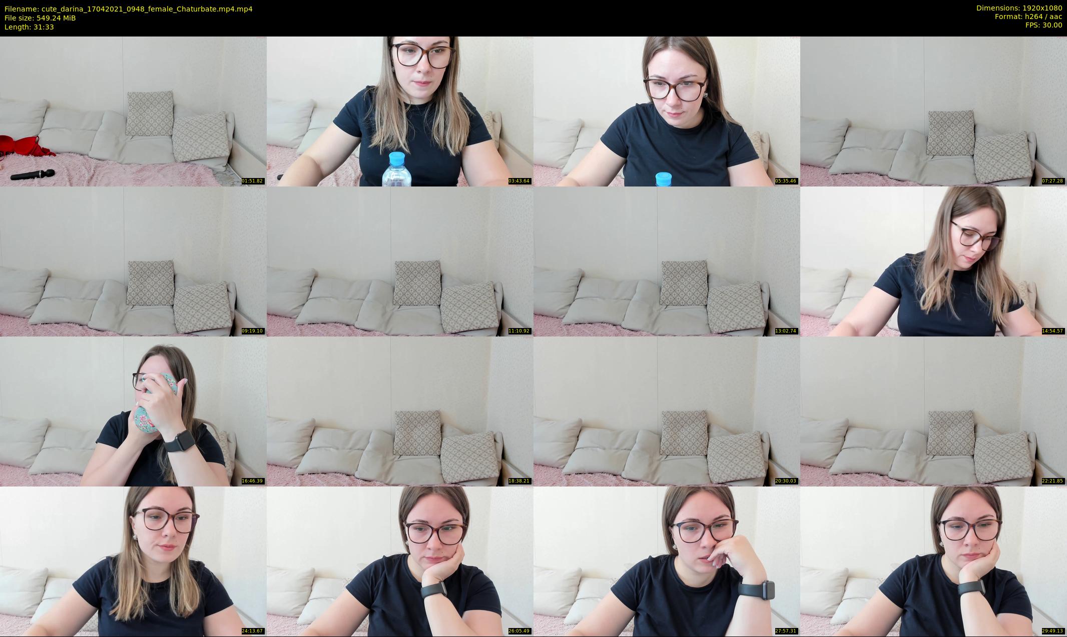 cute_darina — 32 minute Chaturbate female cam show recording, 1080p, Apr 17, 2021