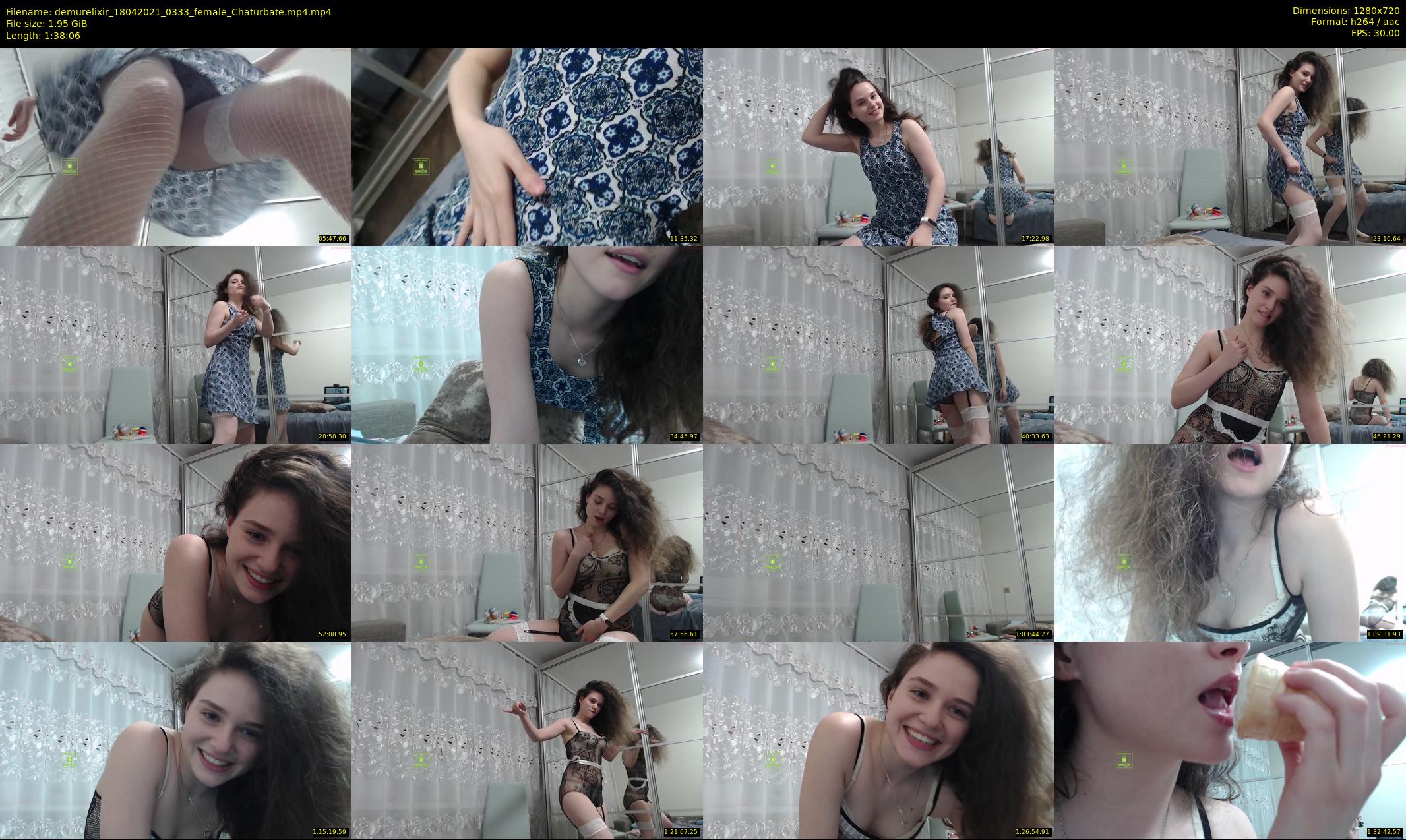 demurelixir — 99 minute Chaturbate female cam show recording, 720p, Apr 18, 2021