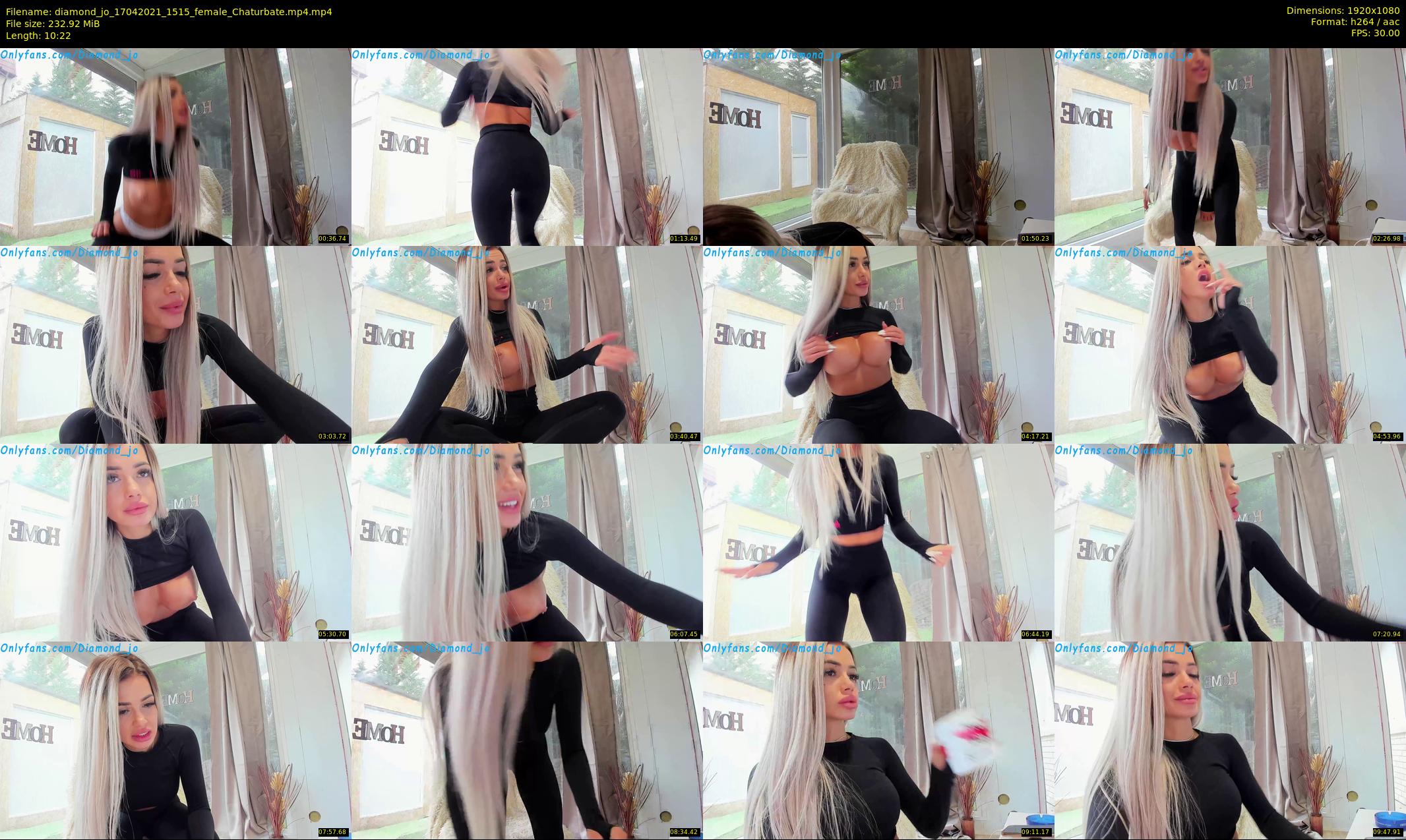 diamond_jo — 11 minute Chaturbate female cam show recording, 1080p, Apr 17, 2021