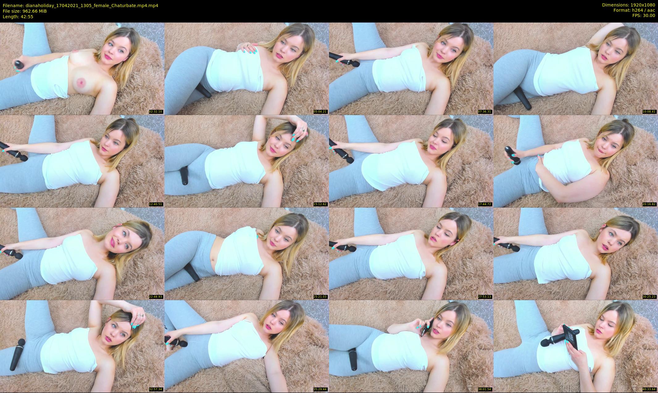 dianaholiday — 43 minute Chaturbate female cam show recording, 1080p, Apr 17, 2021