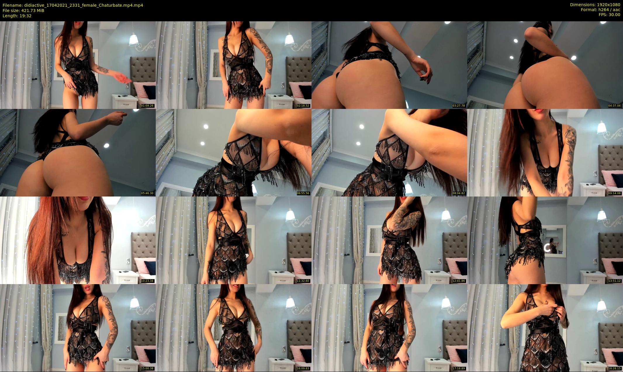 didiactive — 20 minute Chaturbate female cam show recording, 1080p, Apr 17, 2021
