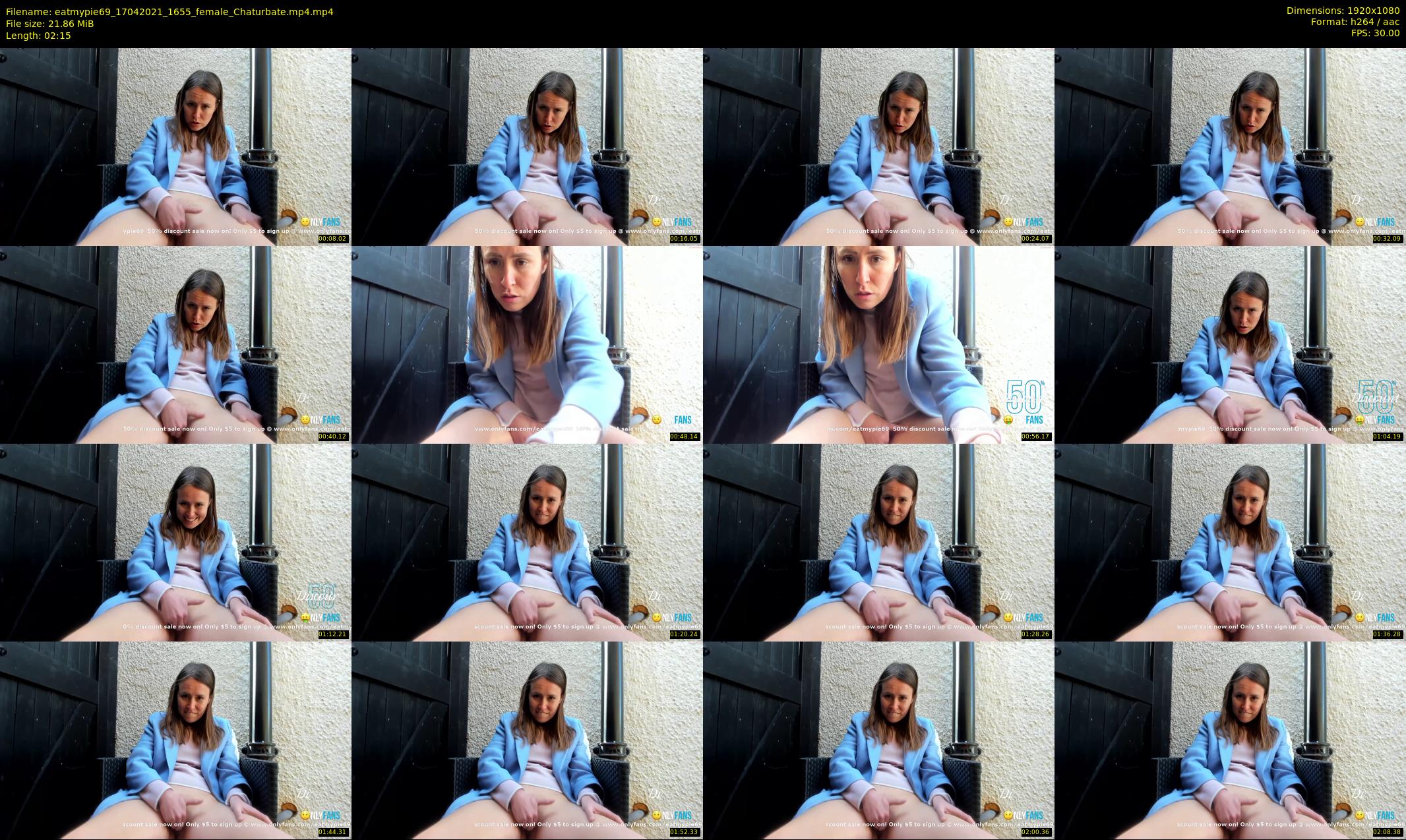 eatmypie69 — 3 minute Chaturbate female cam show recording, 1080p, Apr 17, 2021