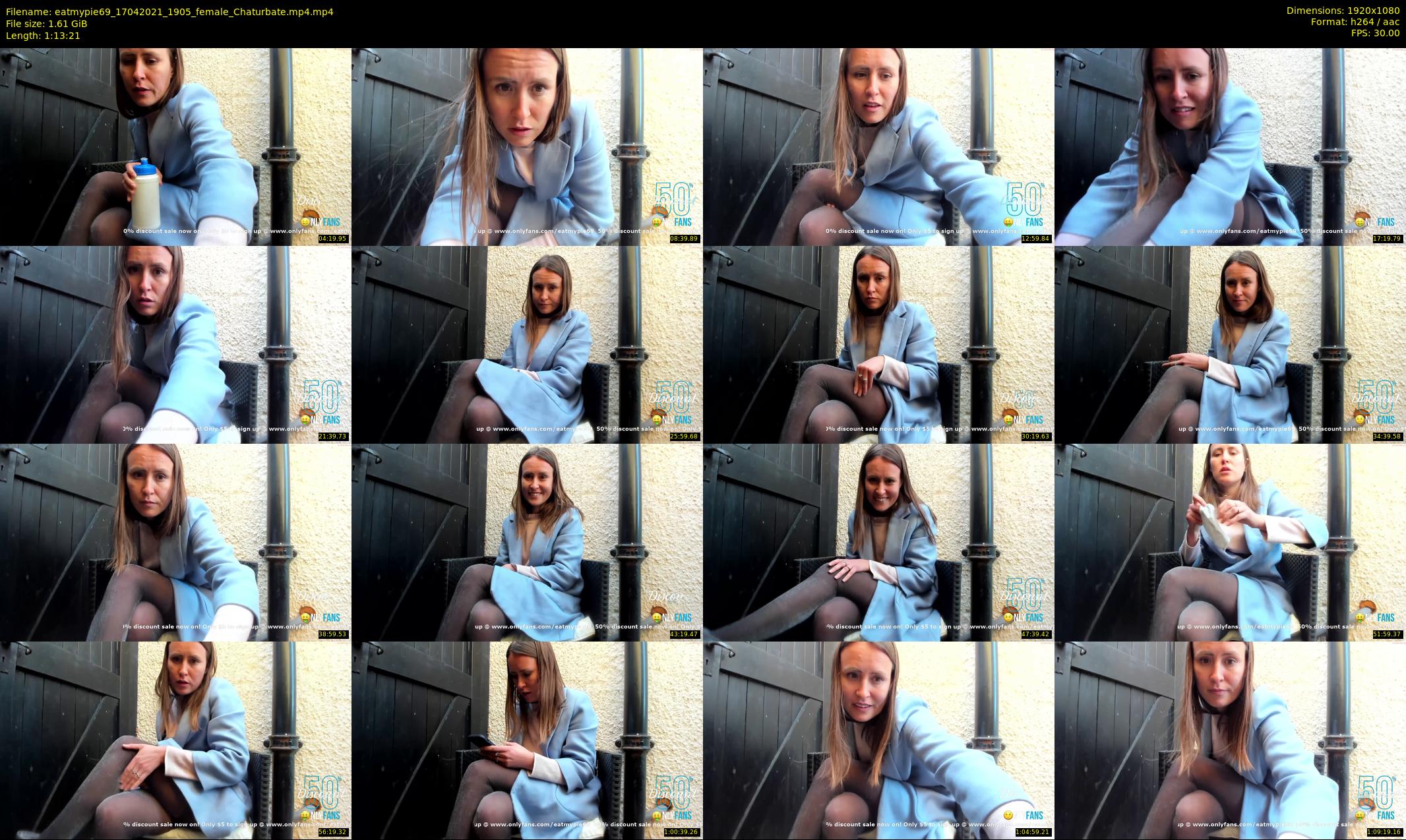 eatmypie69 — 74 minute Chaturbate female cam show recording, 1080p, Apr 17, 2021