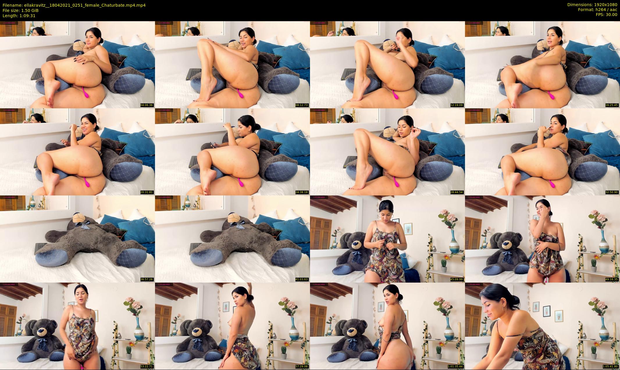ellakravitz_ — 70 minute Chaturbate female cam show recording, 1080p, Apr 18, 2021