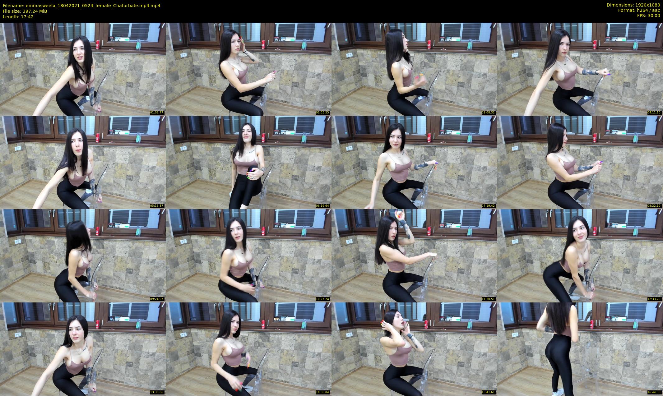 emmasweetx — 18 minute Chaturbate couple cam show recording, 1080p, Apr 18, 2021