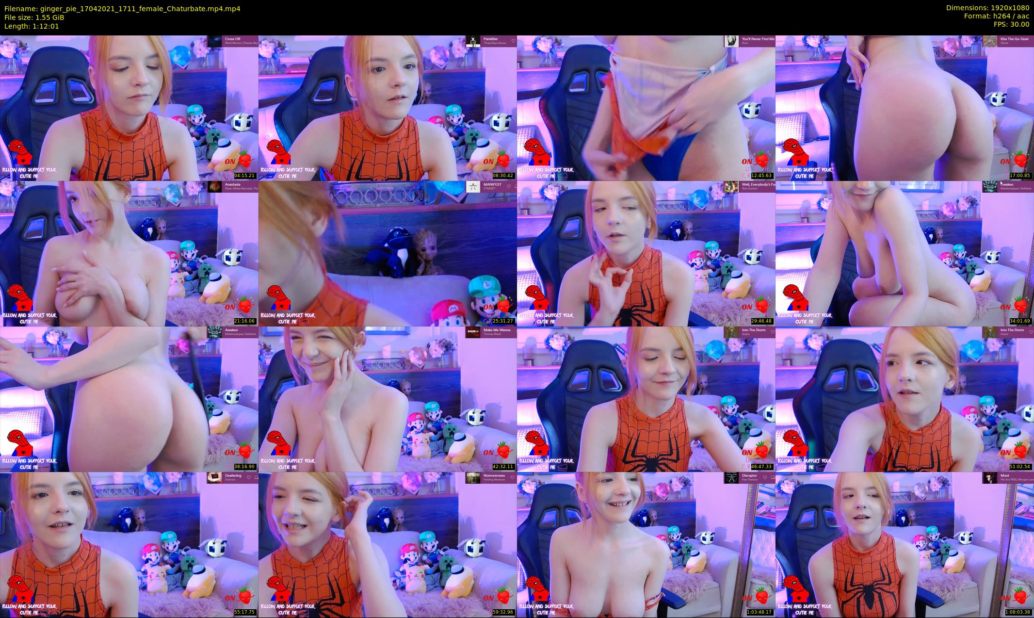 ginger_pie — 73 minute Chaturbate female cam show recording, 1080p, Apr 17, 2021