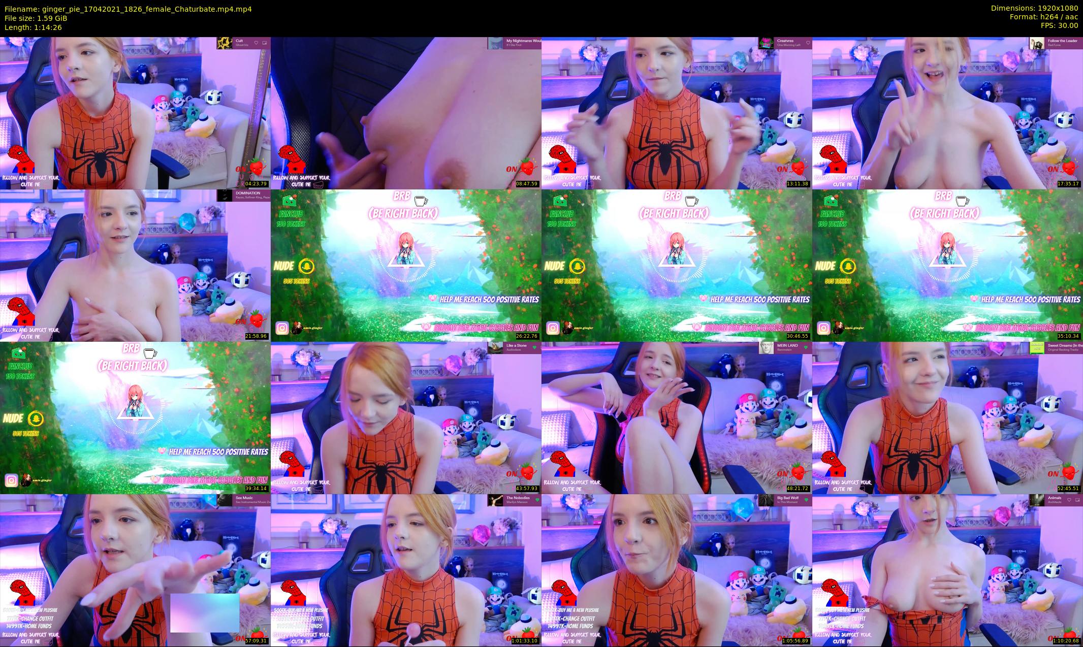 ginger_pie — 75 minute Chaturbate female cam show recording, 1080p, Apr 17, 2021