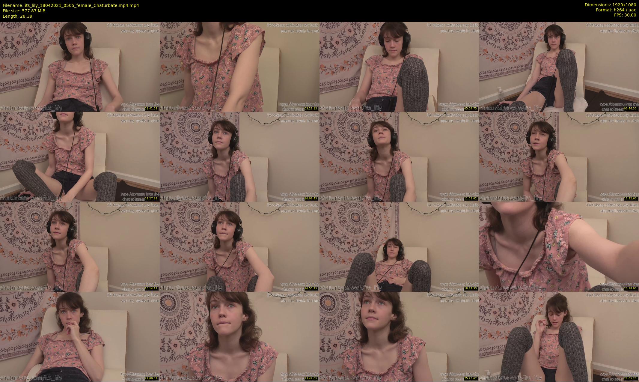 its_lily — 29 minute Chaturbate female cam show recording, 1080p, Apr 18, 2021