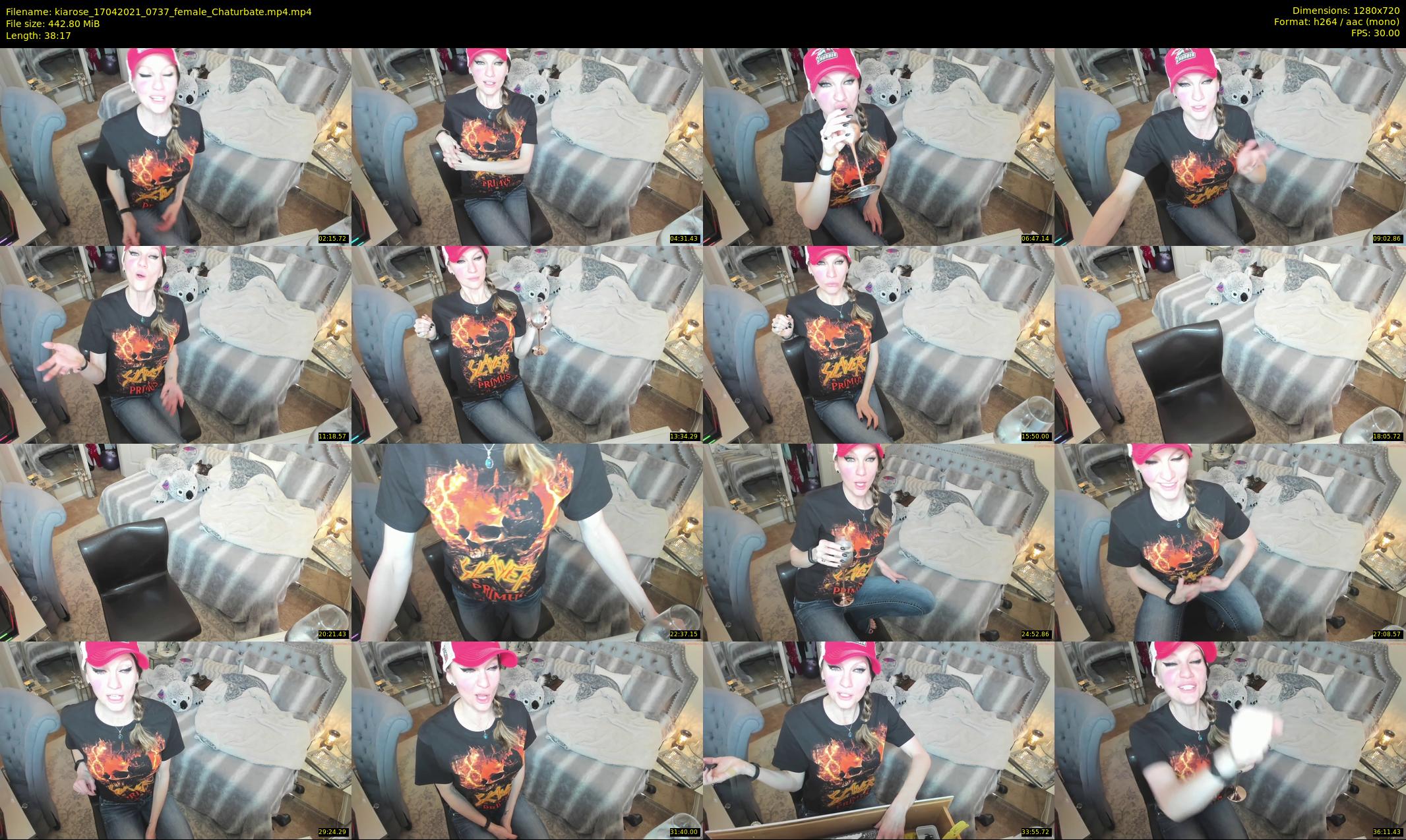 kiarose — 39 minute Chaturbate female cam show recording, 720p, Apr 17, 2021