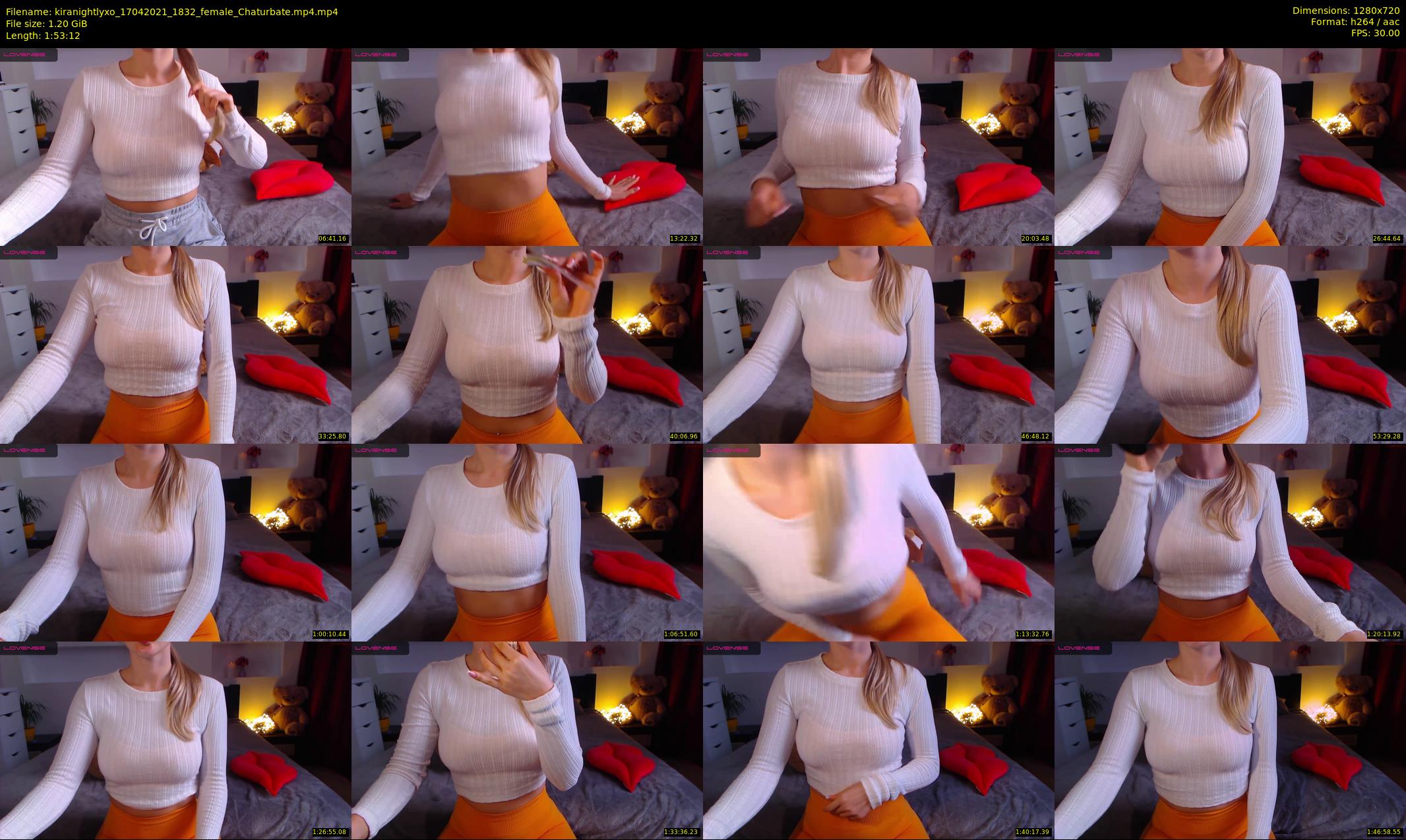 kiranightlyxo — 114 minute Chaturbate female cam show recording, 720p, Apr 17, 2021