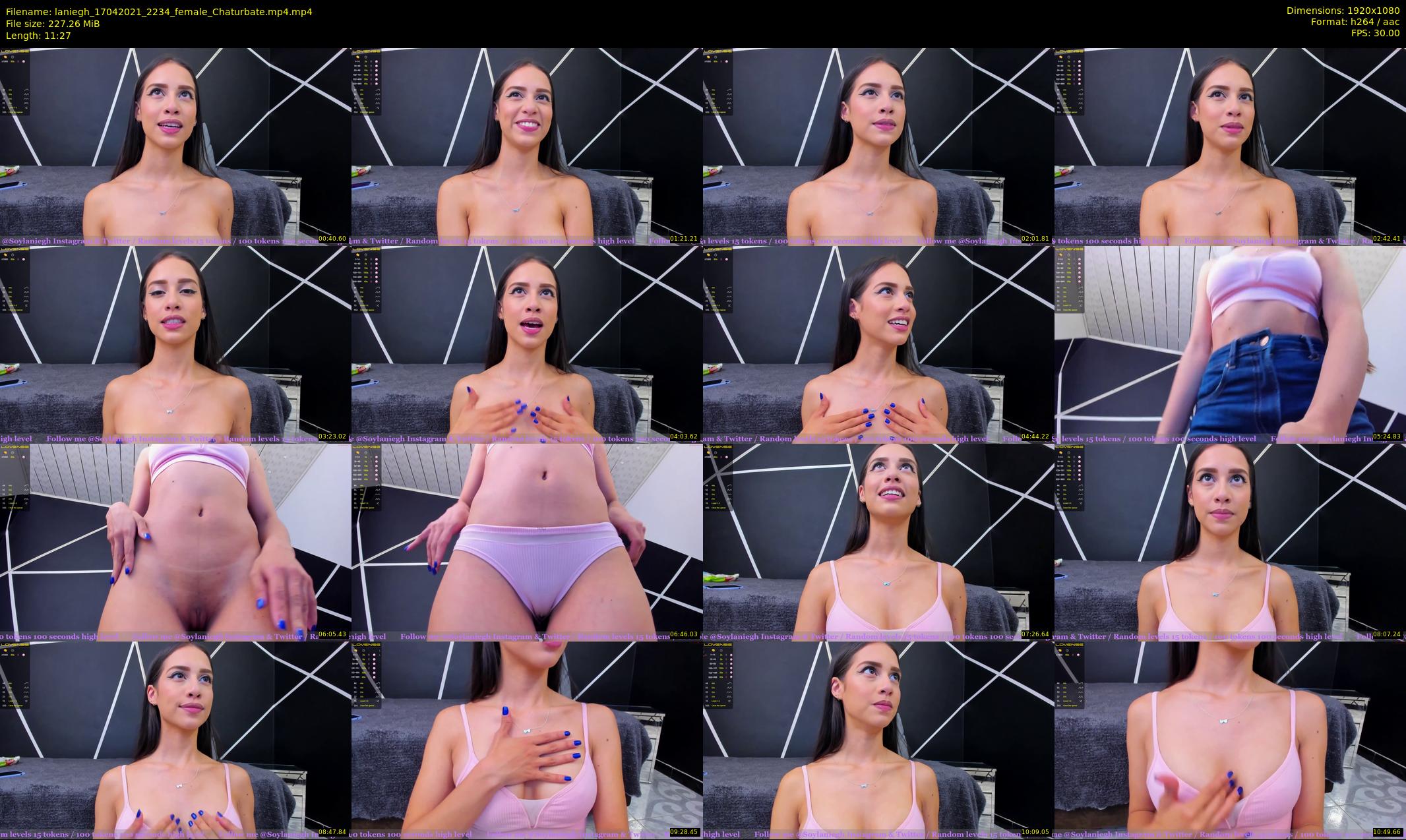 laniegh — 12 minute Chaturbate female cam show recording, 1080p, Apr 17, 2021
