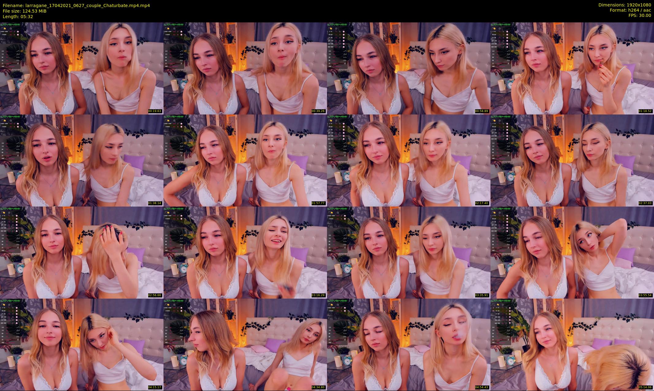 larragane — 6 minute Chaturbate couple cam show recording, 1080p, Apr 17, 2021