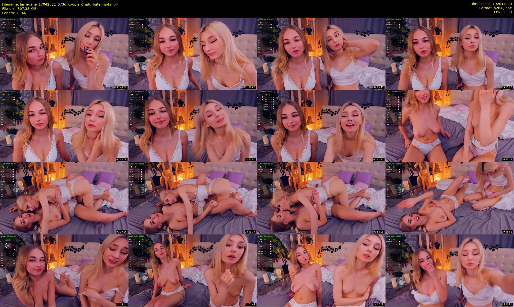 larragane — 14 minute Chaturbate couple cam show recording, 1080p, Apr 17, 2021