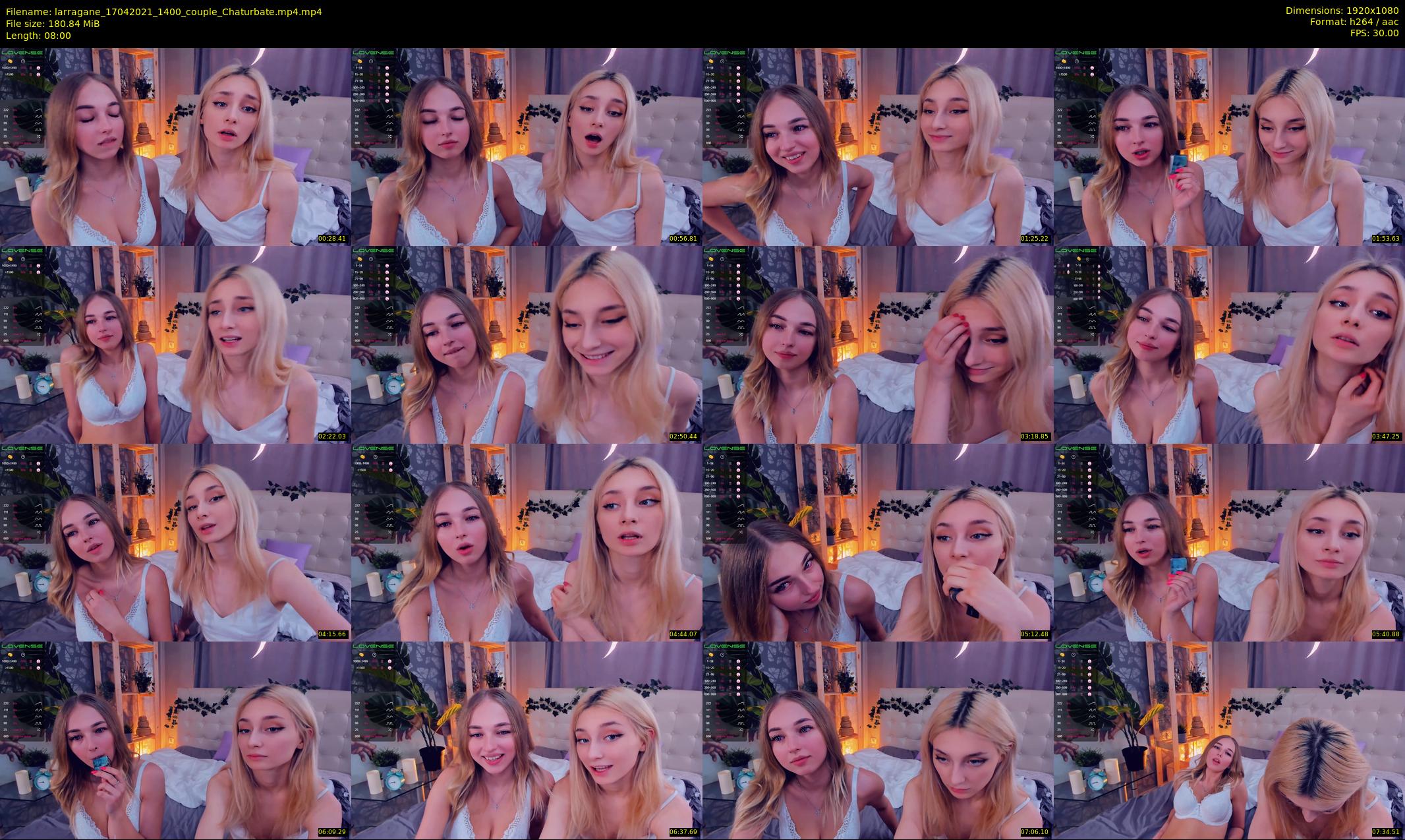 larragane — 8 minute Chaturbate couple cam show recording, 1080p, Apr 17, 2021