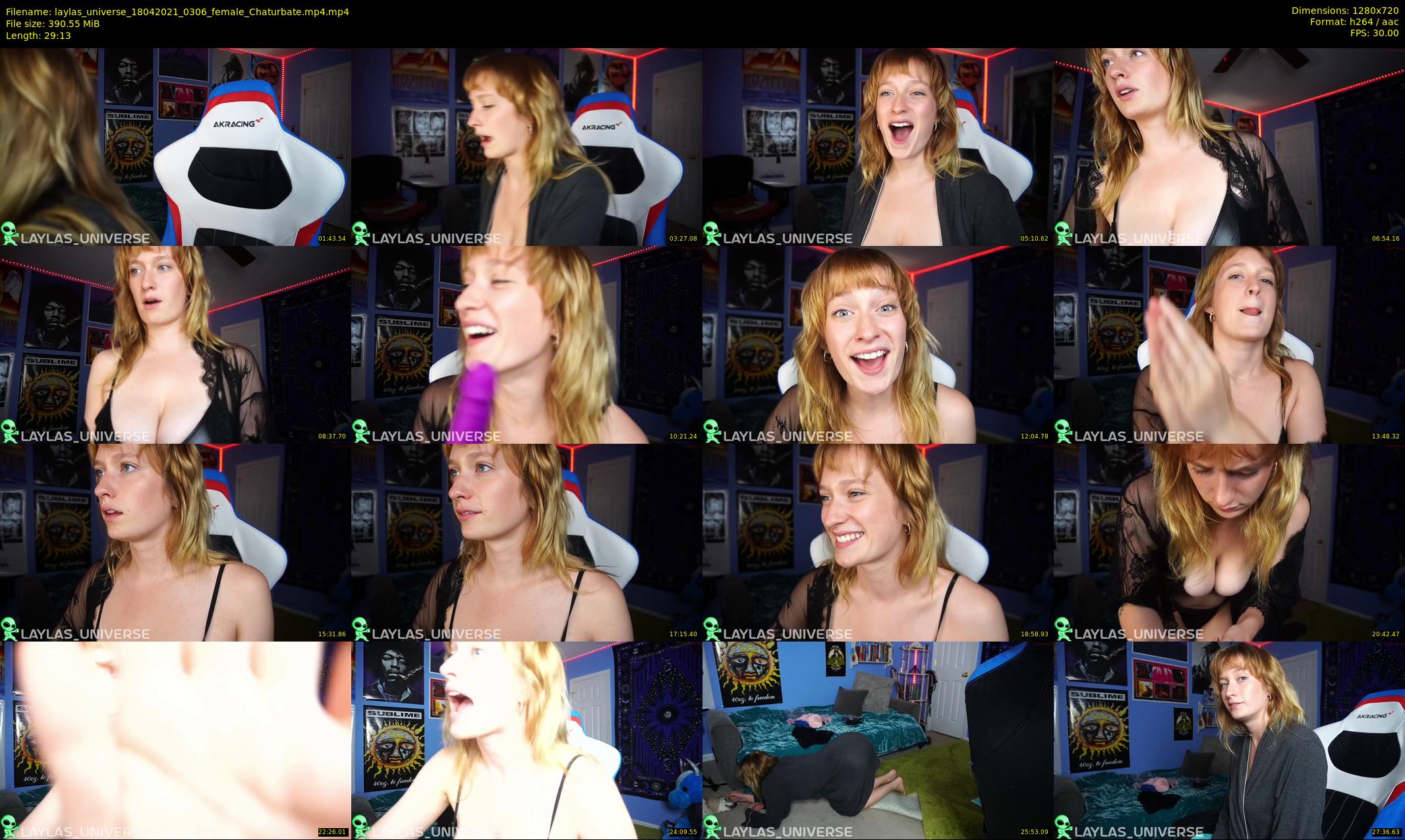 laylas_universe — 30 minute Chaturbate female cam show recording, 720p, Apr 18, 2021