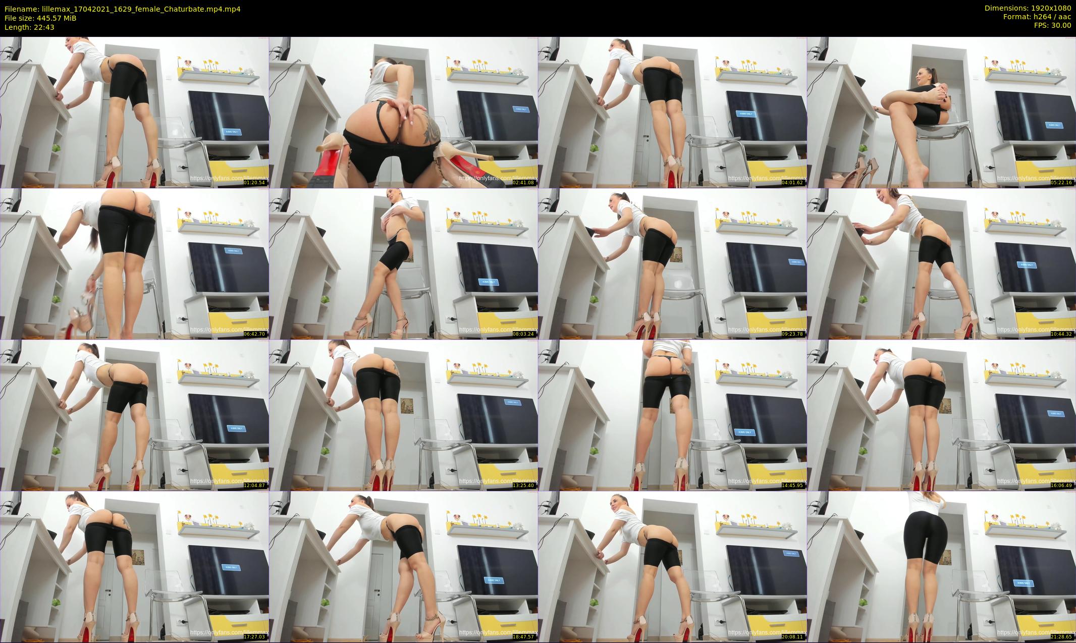 lillemax — 23 minute Chaturbate female cam show recording, 1080p, Apr 17, 2021