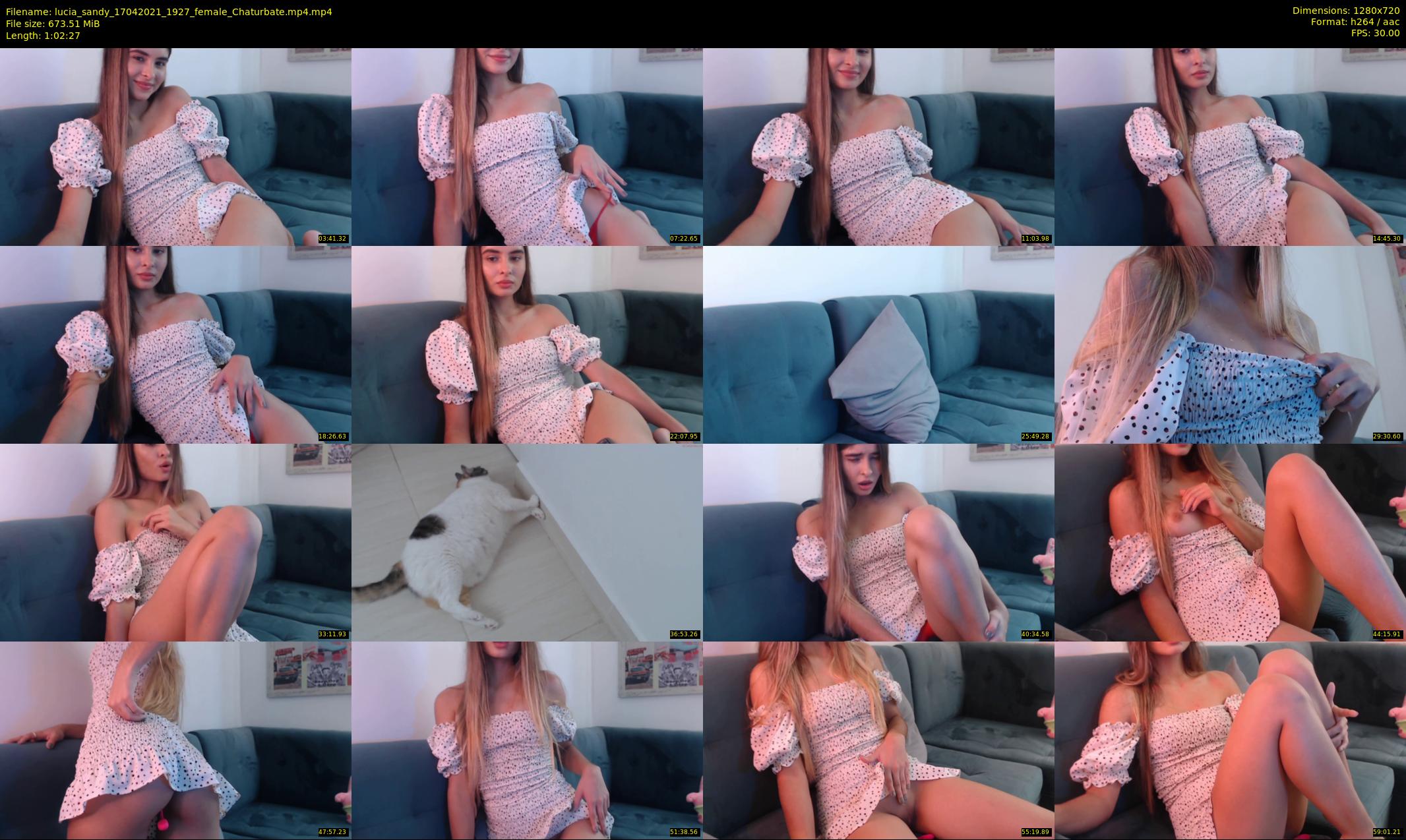 lucia_sandy — 63 minute Chaturbate female cam show recording, 720p, Apr 17, 2021