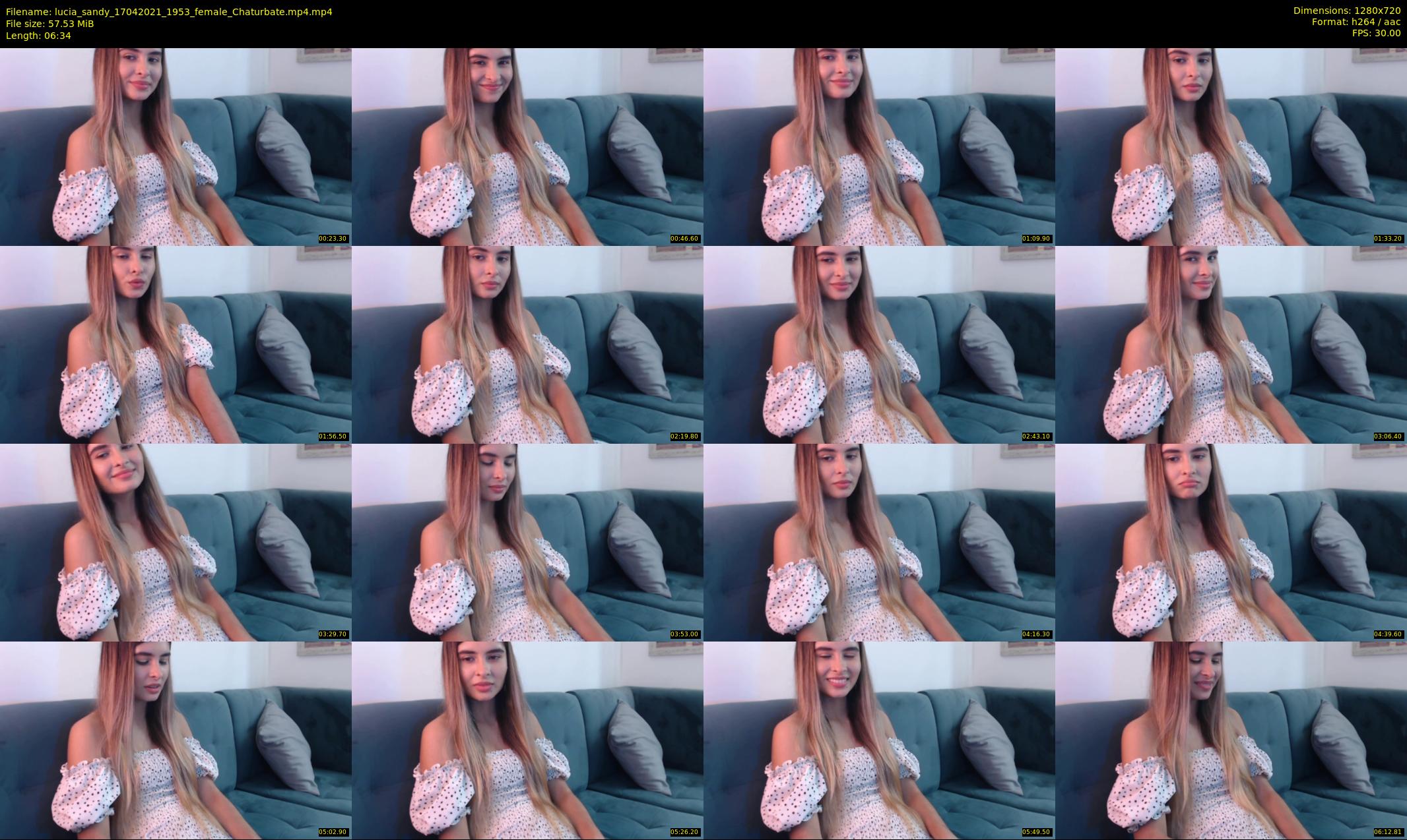 lucia_sandy — 7 minute Chaturbate female cam show recording, 720p, Apr 17, 2021