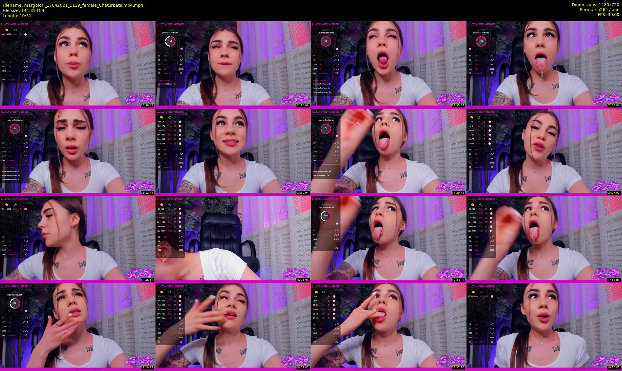 margolori — 11 minute Chaturbate couple cam show recording, 720p, Apr 17, 2021