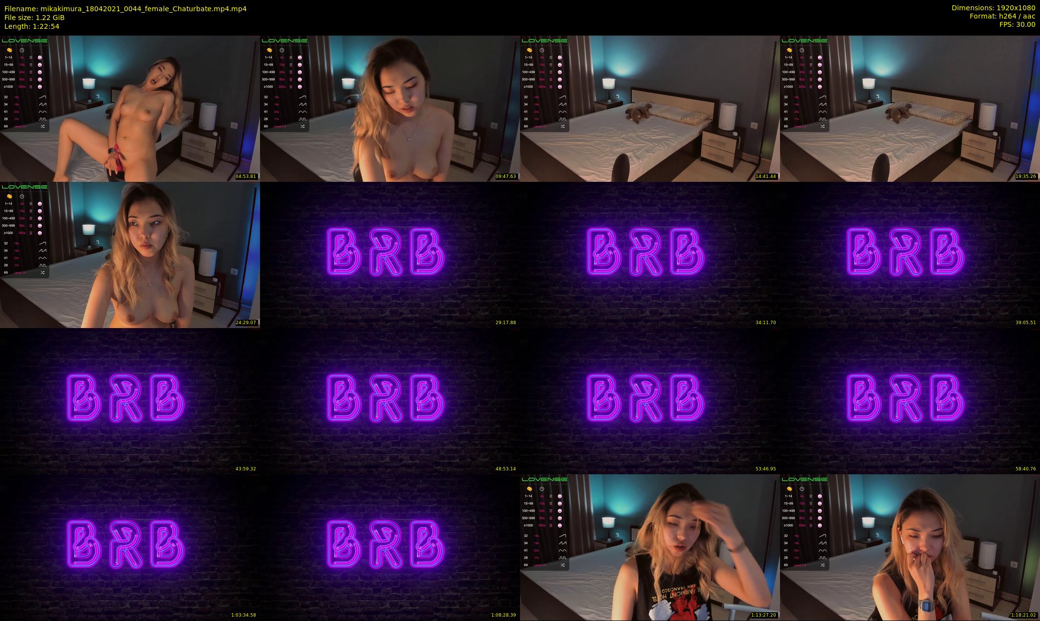 mikakimura — 83 minute Chaturbate female cam show recording, 1080p, Apr 18, 2021