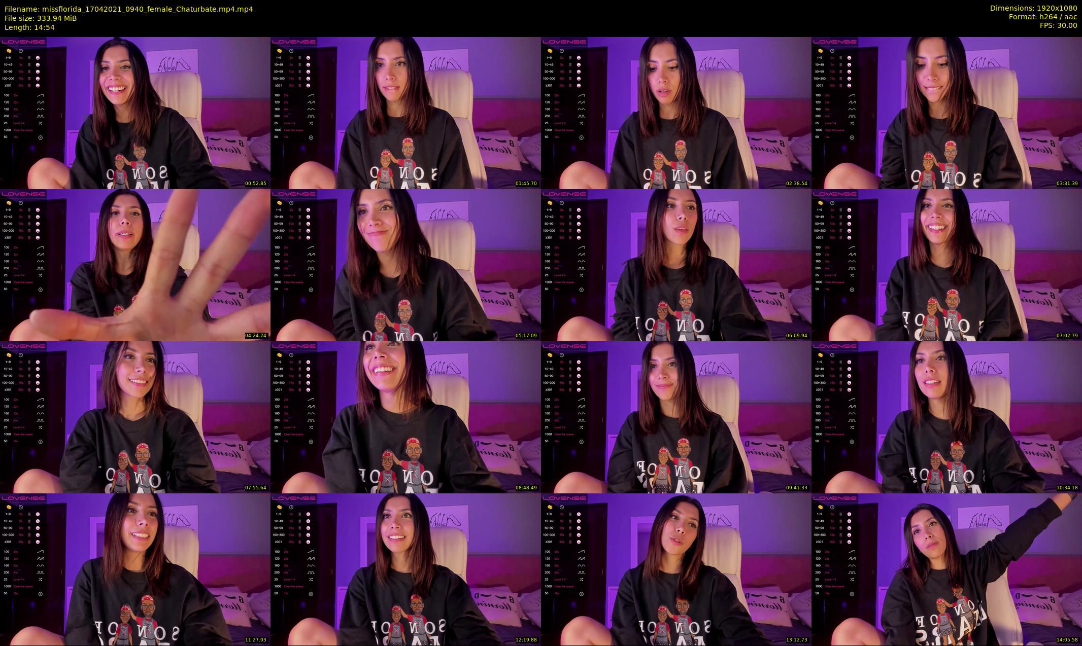 missflorida — 15 minute Chaturbate female cam show recording, 1080p, Apr 17, 2021