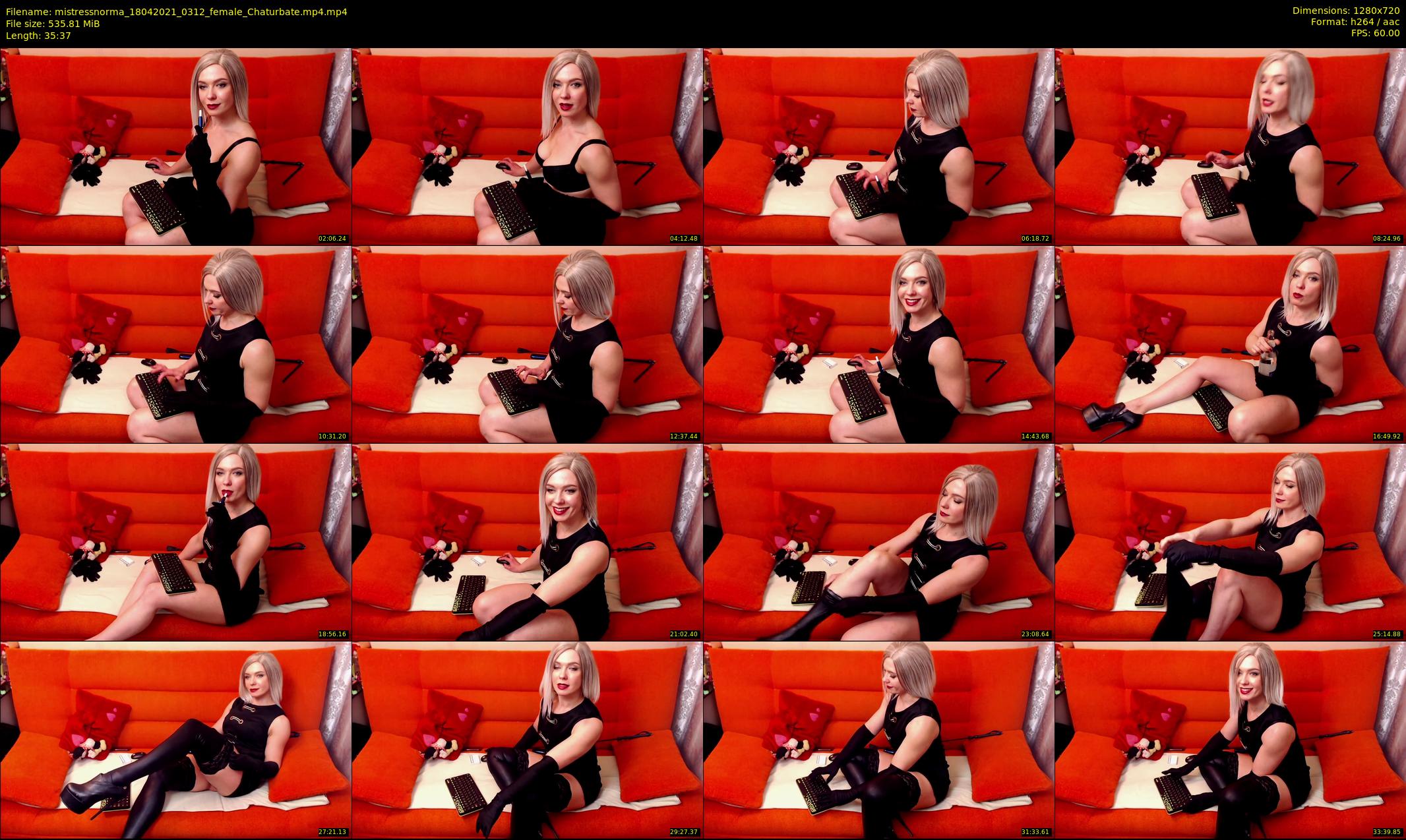 mistressnorma — 36 minute Chaturbate female cam show recording, 720p, Apr 18, 2021