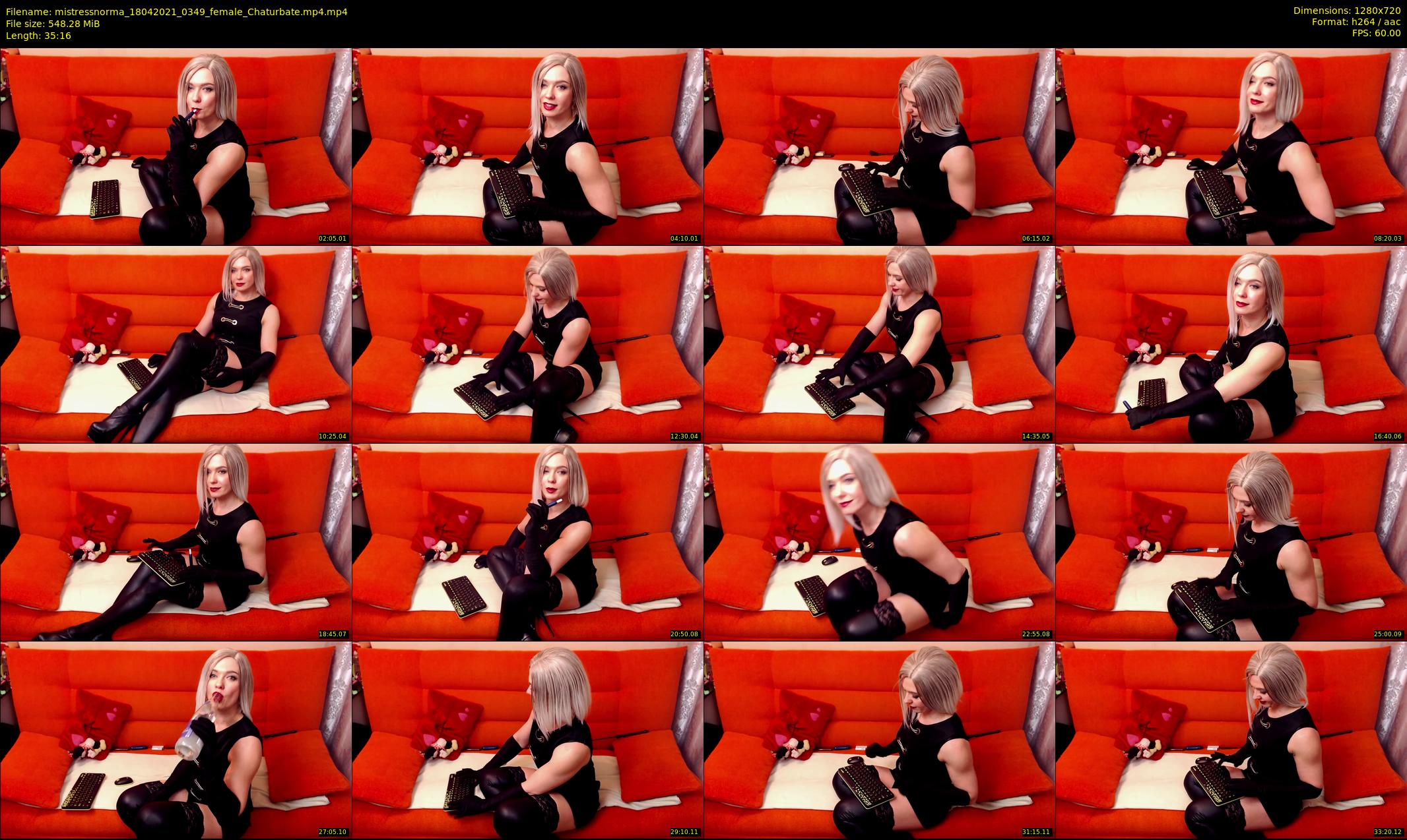 mistressnorma — 36 minute Chaturbate female cam show recording, 720p, Apr 18, 2021
