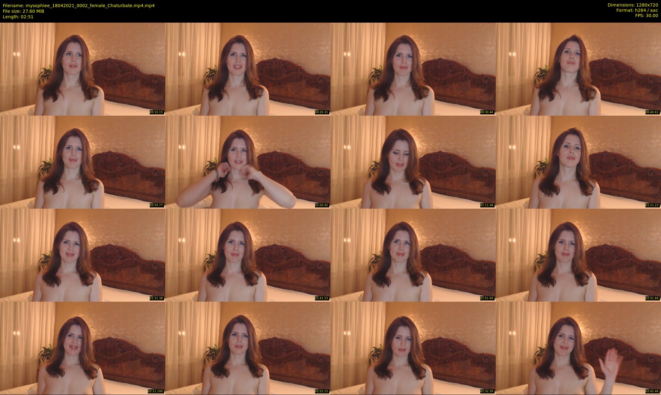 mysophiee — 3 minute Chaturbate female cam show recording, 720p, Apr 18, 2021
