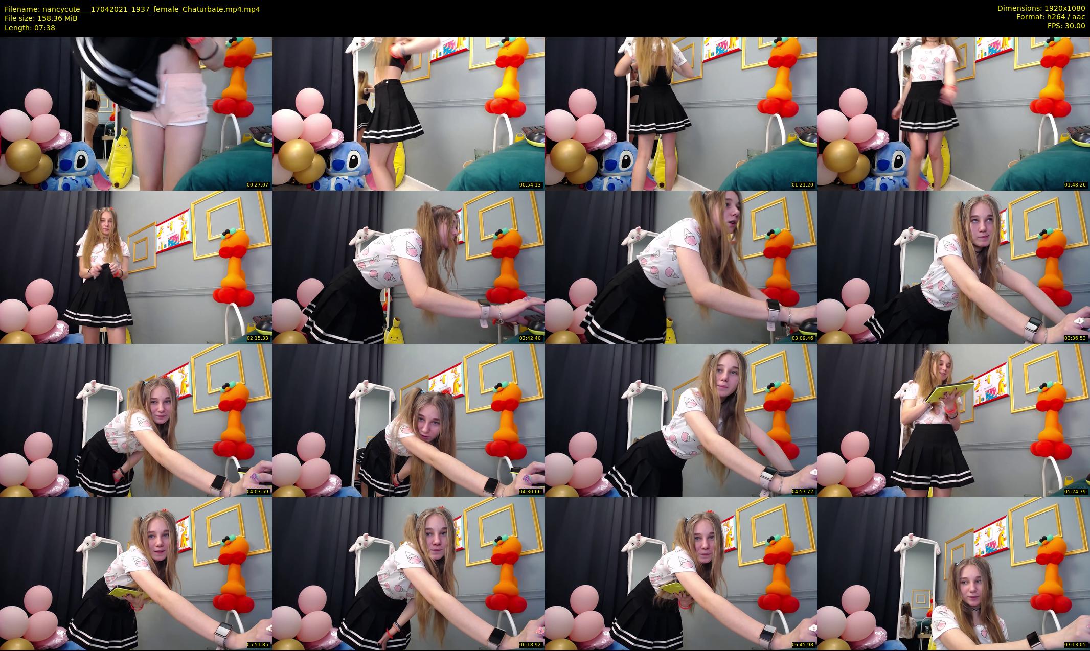 nancycute__ — 8 minute Chaturbate female cam show recording, 1080p, Apr 17, 2021