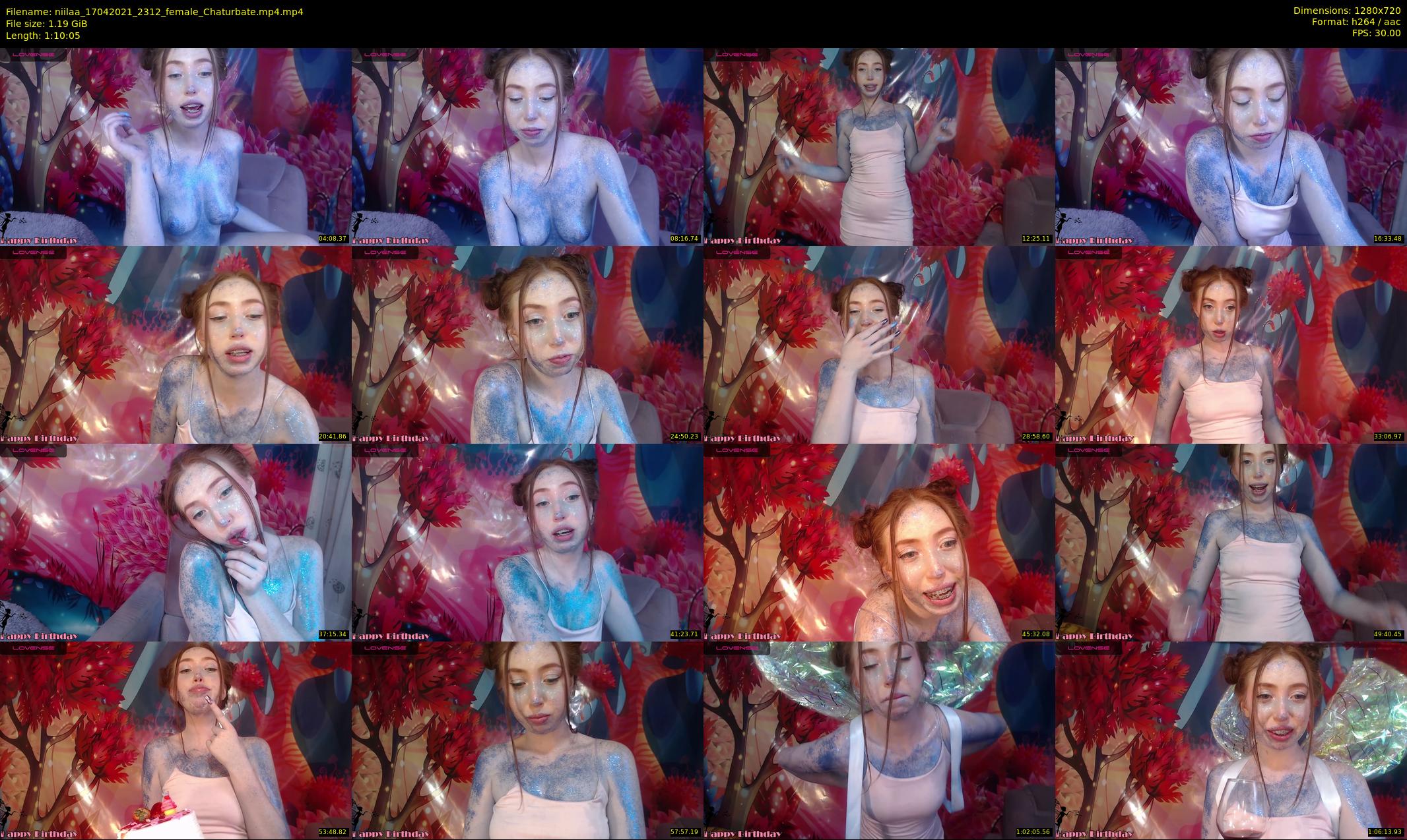 niilaa — 71 minute Chaturbate female cam show recording, 720p, Apr 17, 2021