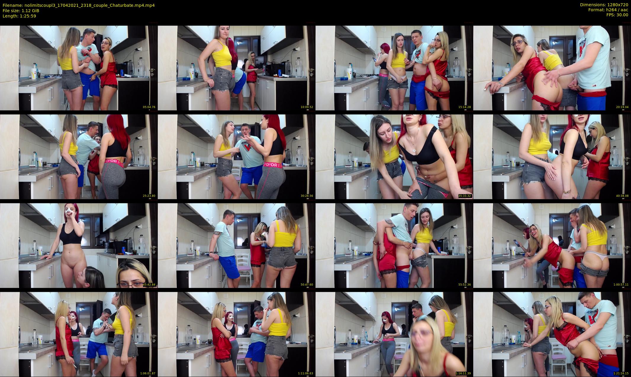 nolimitscoupl3 — 86 minute Chaturbate couple cam show recording, 720p, Apr 17, 2021