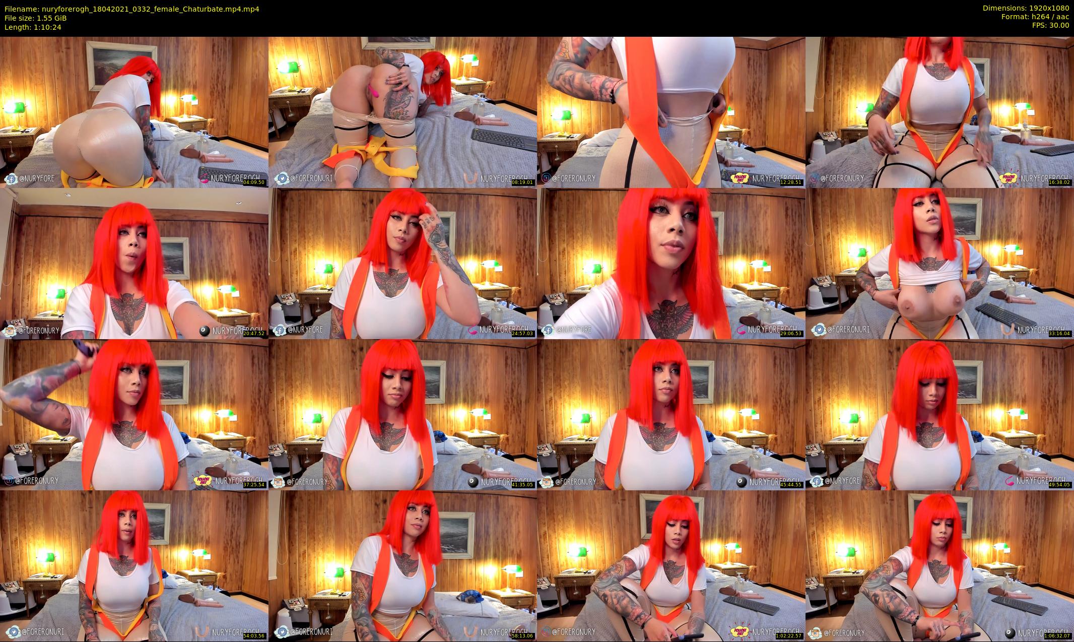 nuryforerogh — 71 minute Chaturbate female cam show recording, 1080p, Apr 18, 2021