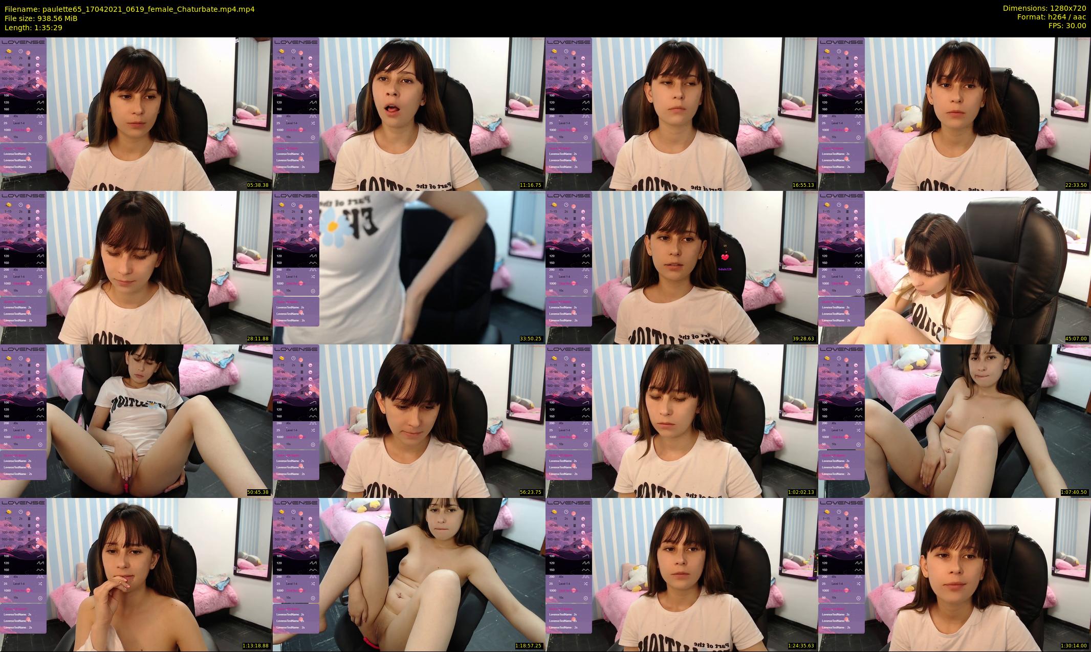 paulette65 — 96 minute Chaturbate female cam show recording, 720p, Apr 17, 2021