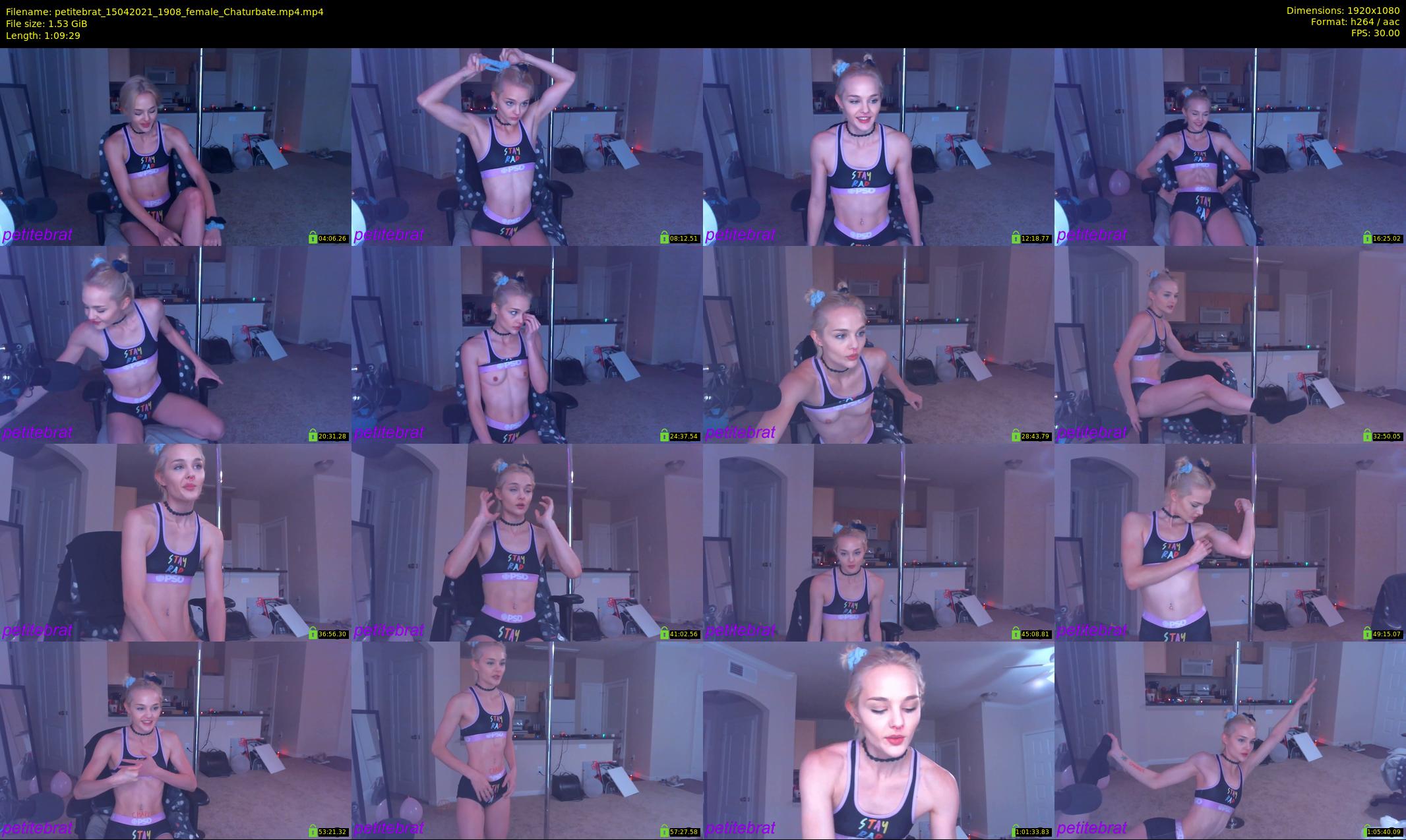 petitebrat — 70 minute Chaturbate female cam show recording, 1080p, Apr 15, 2021