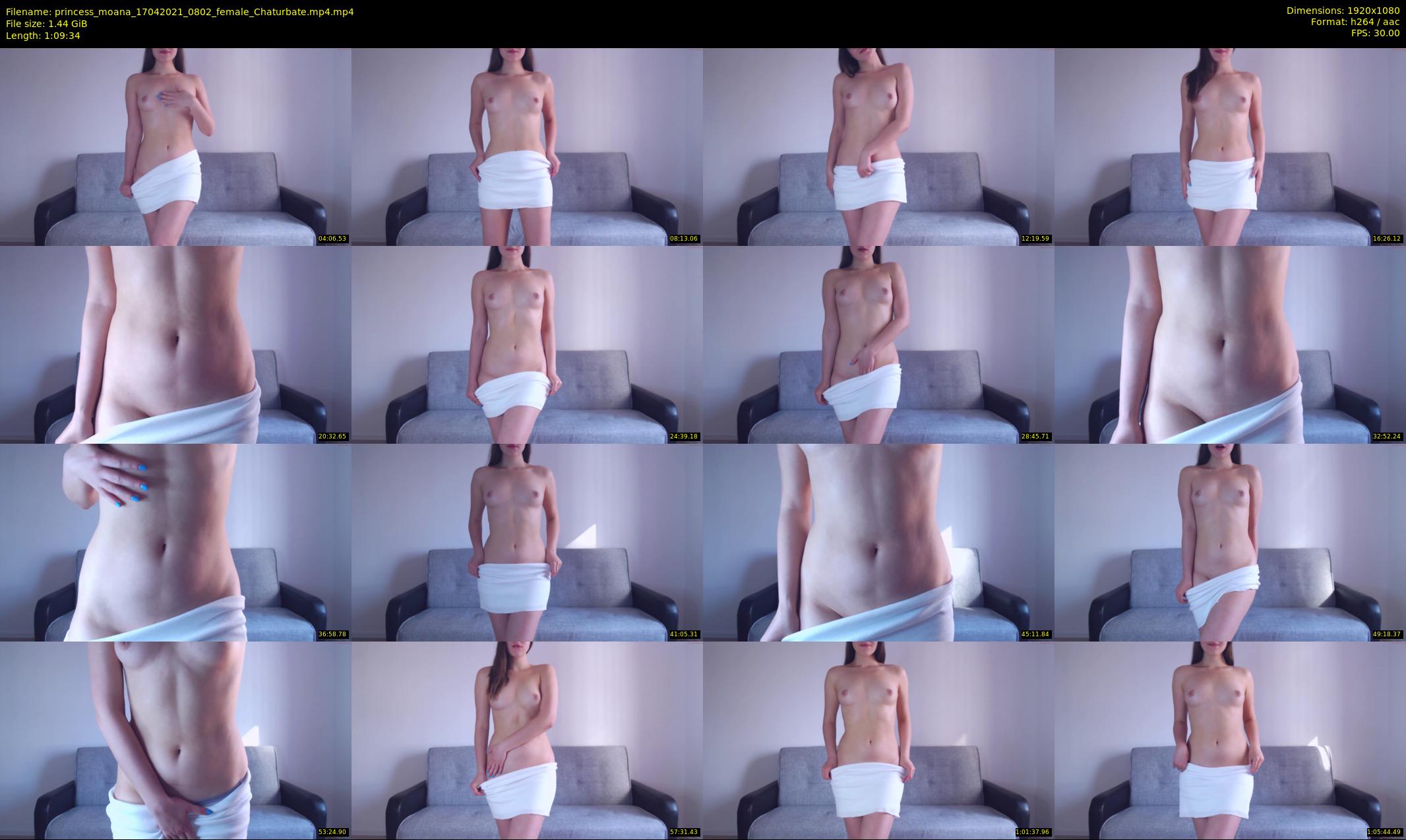 princess_moana — 70 minute Chaturbate female cam show recording, 1080p, Apr 17, 2021