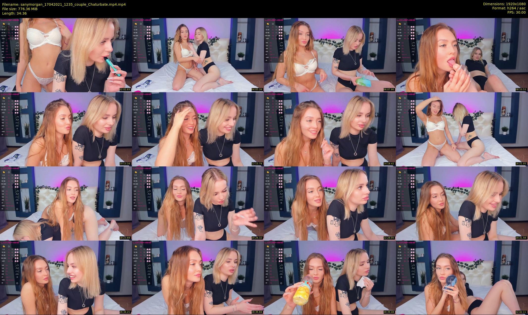 sanymorgan — 35 minute Chaturbate couple cam show recording, 1080p, Apr 17, 2021