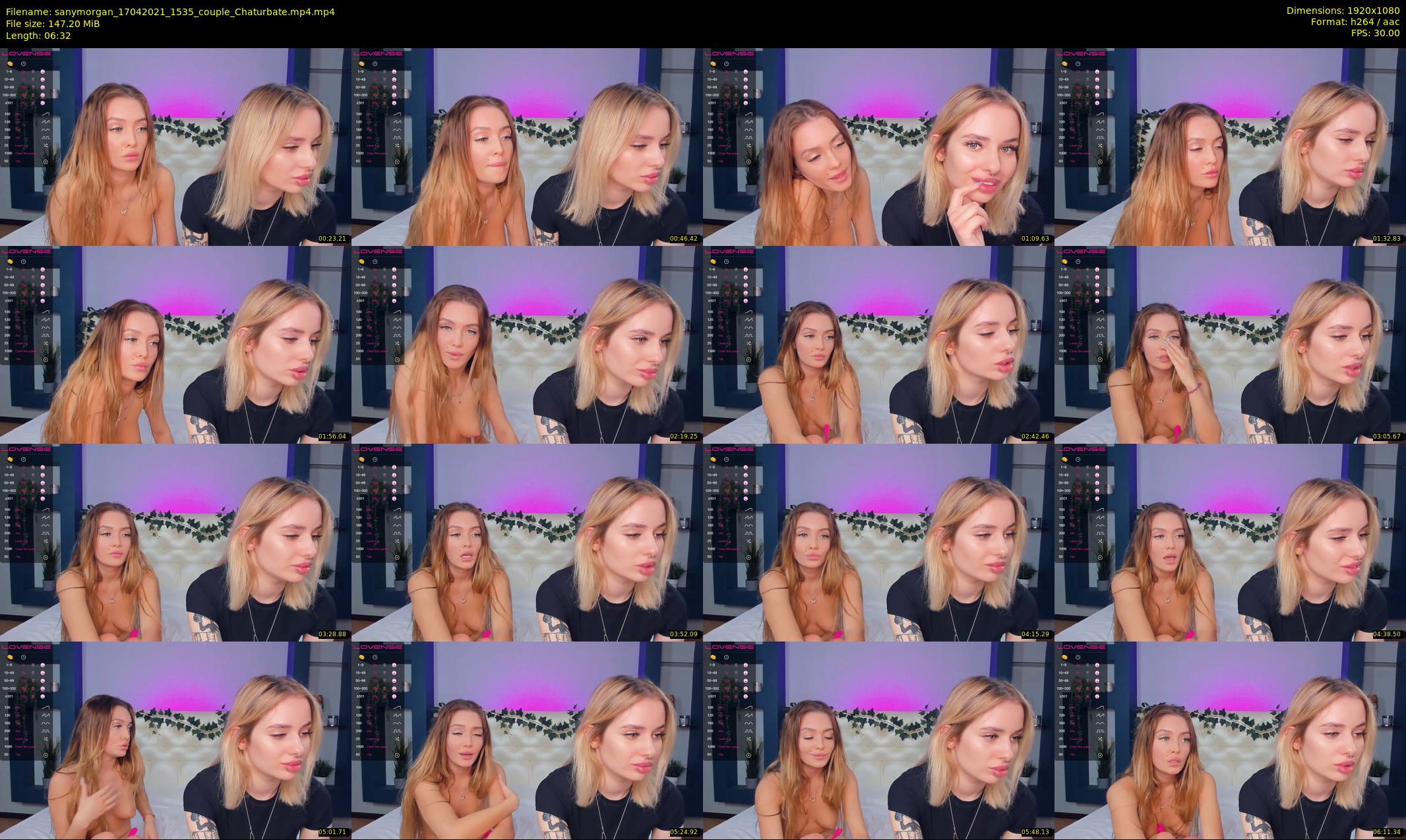 sanymorgan — 7 minute Chaturbate couple cam show recording, 1080p, Apr 17, 2021