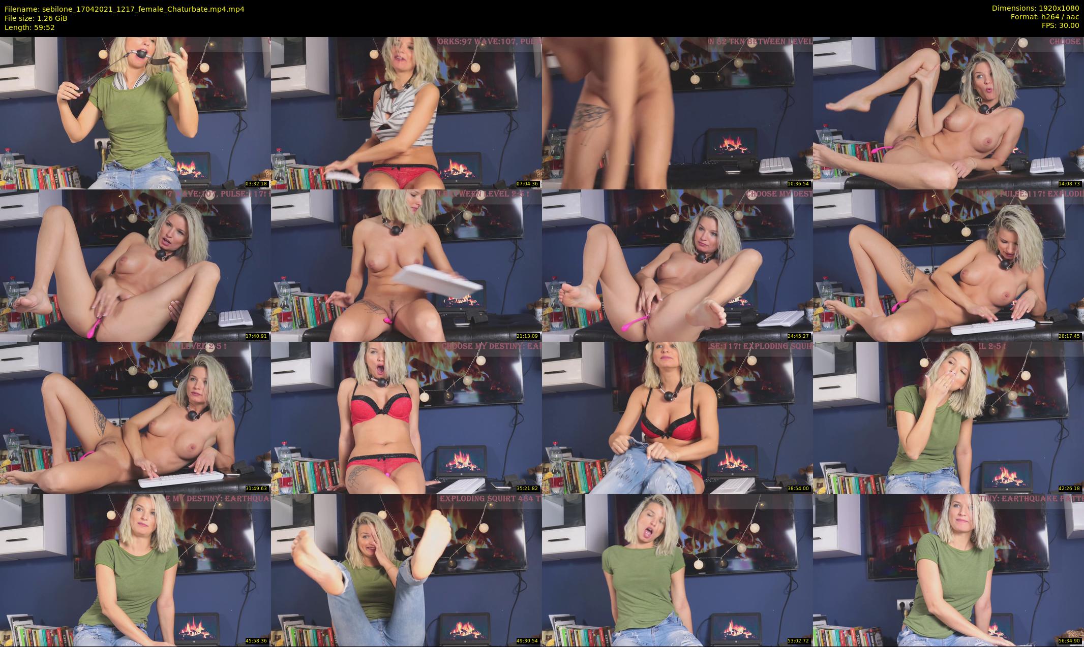 sebilone — 60 minute Chaturbate couple cam show recording, 1080p, Apr 17, 2021