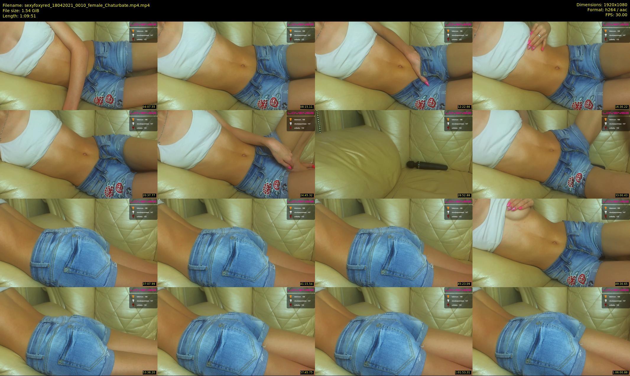 sexyfoxyred — 70 minute Chaturbate female cam show recording, 1080p, Apr 18, 2021