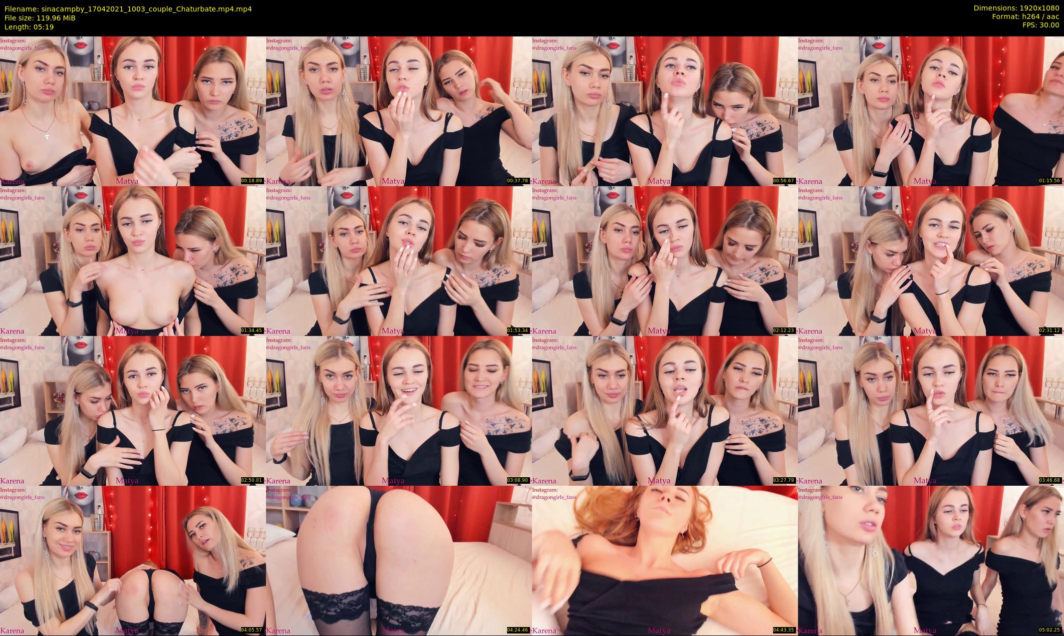 sinacampby — 6 minute Chaturbate couple cam show recording, 1080p, Apr 17, 2021
