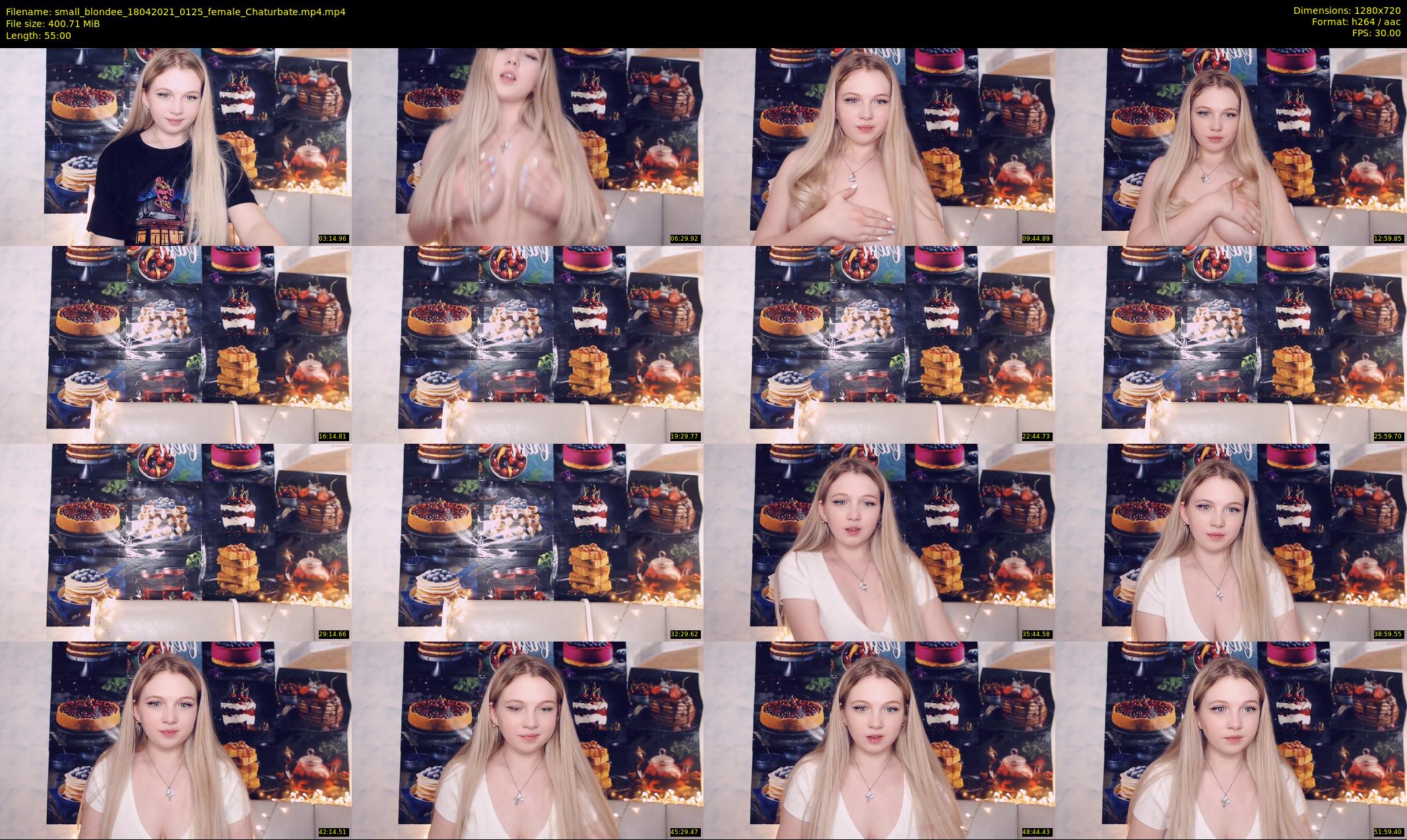 small_blondee — 55 minute Chaturbate female cam show recording, 720p, Apr 18, 2021