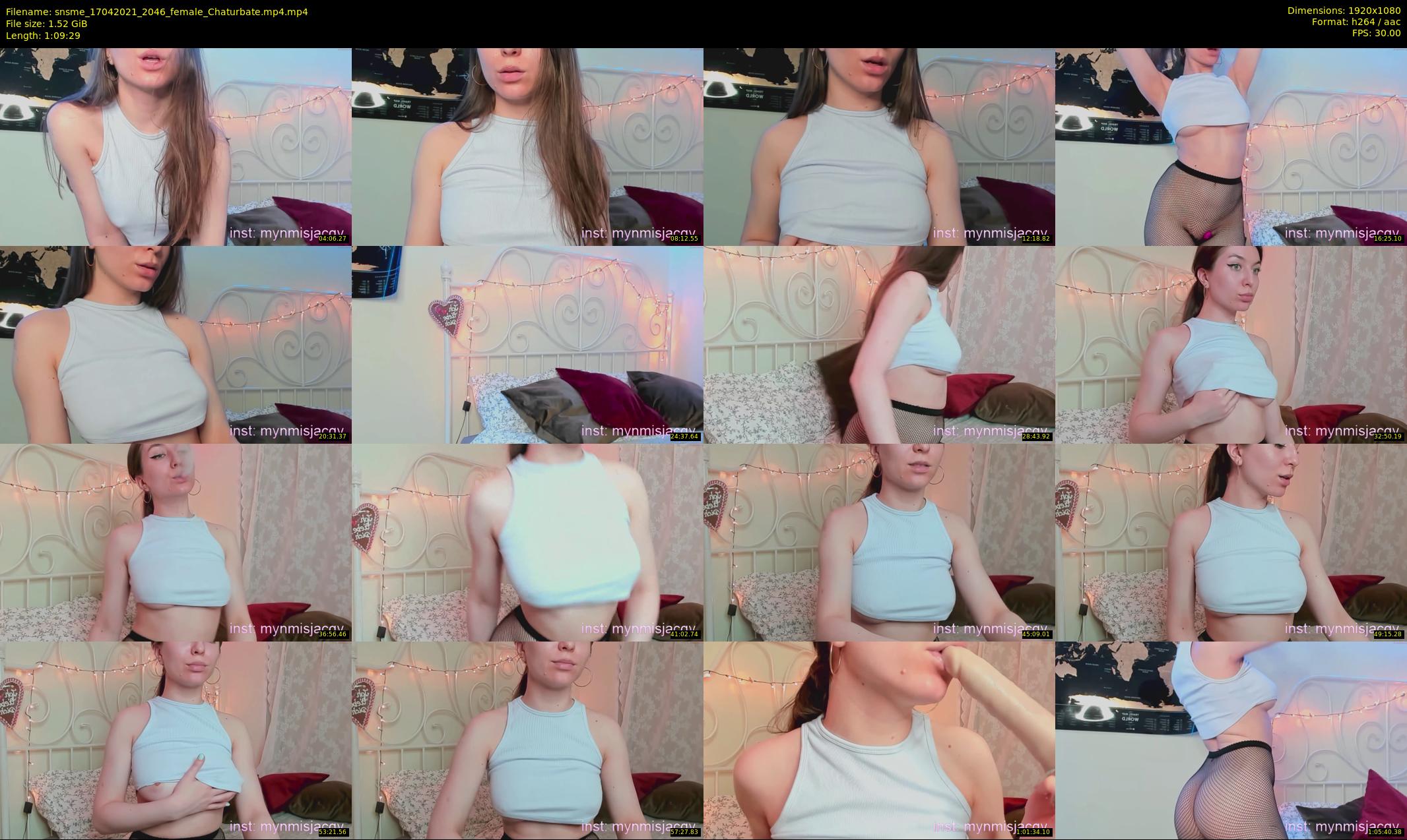 snsme — 70 minute Chaturbate female cam show recording, 1080p, Apr 17, 2021