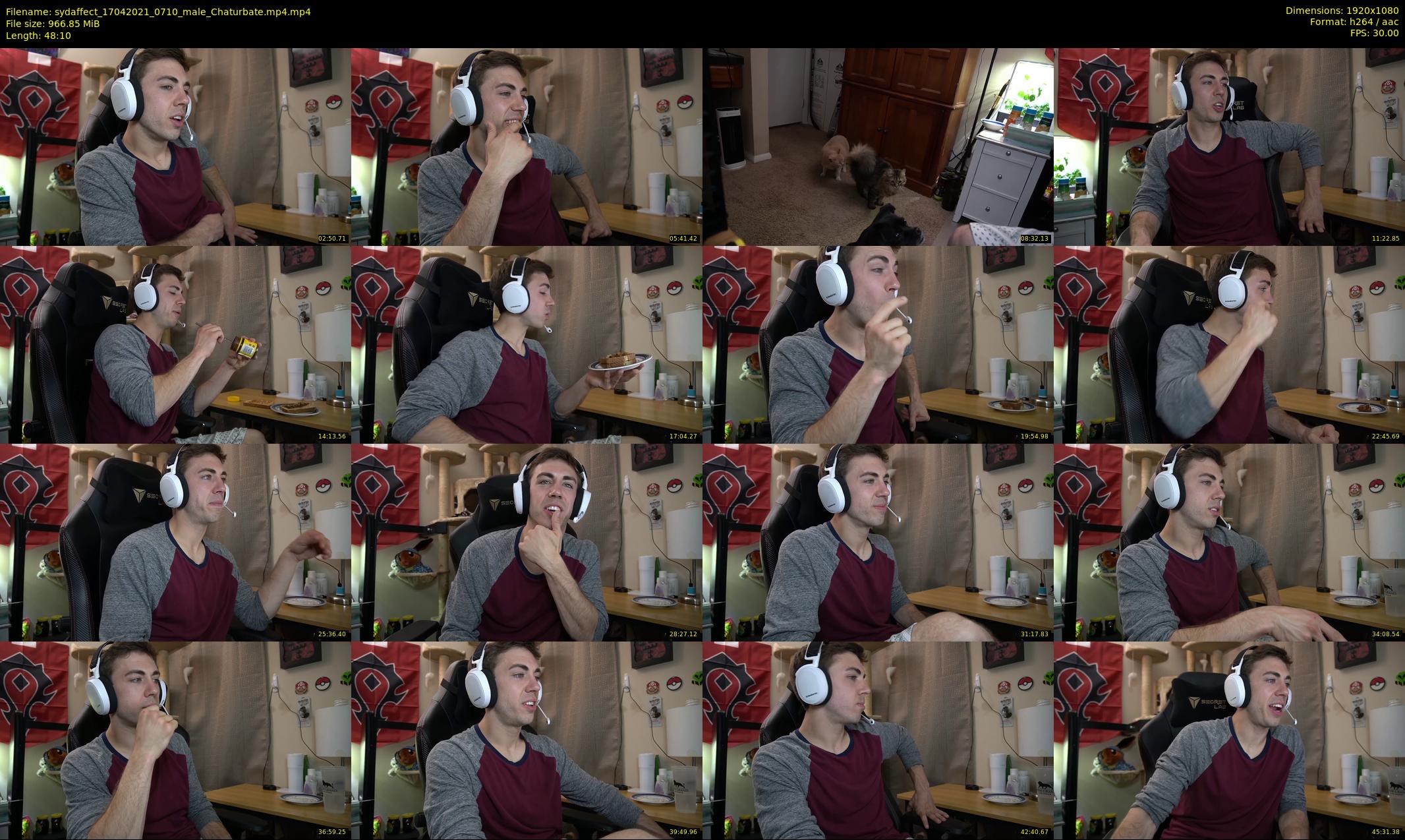 sydaffect — 49 minute Chaturbate male cam show recording, 1080p, Apr 17, 2021