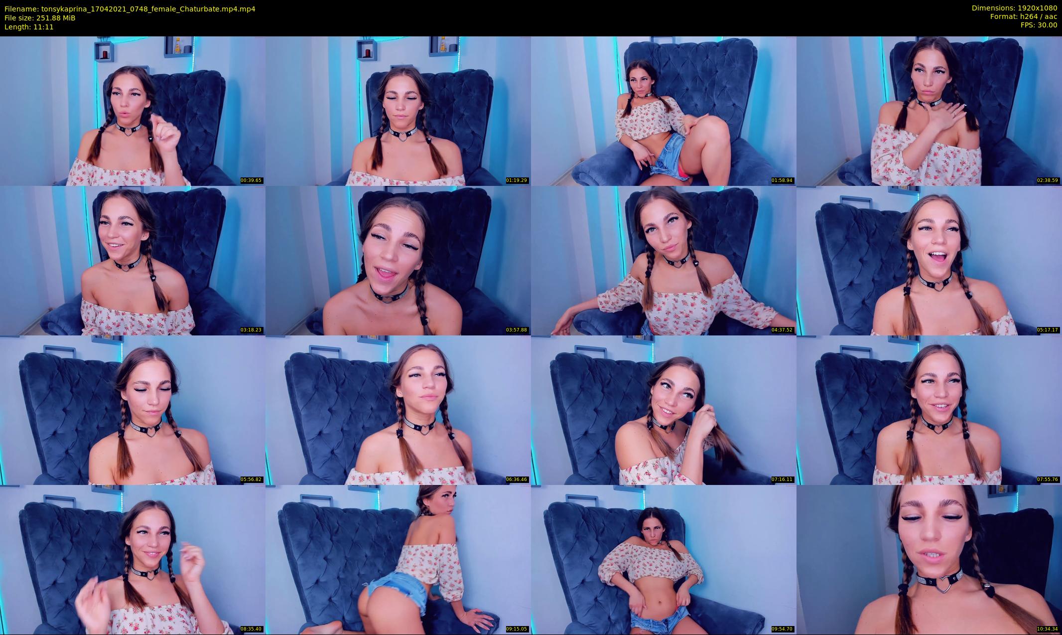 tonsykaprina — 12 minute Chaturbate couple cam show recording, 1080p, Apr 17, 2021