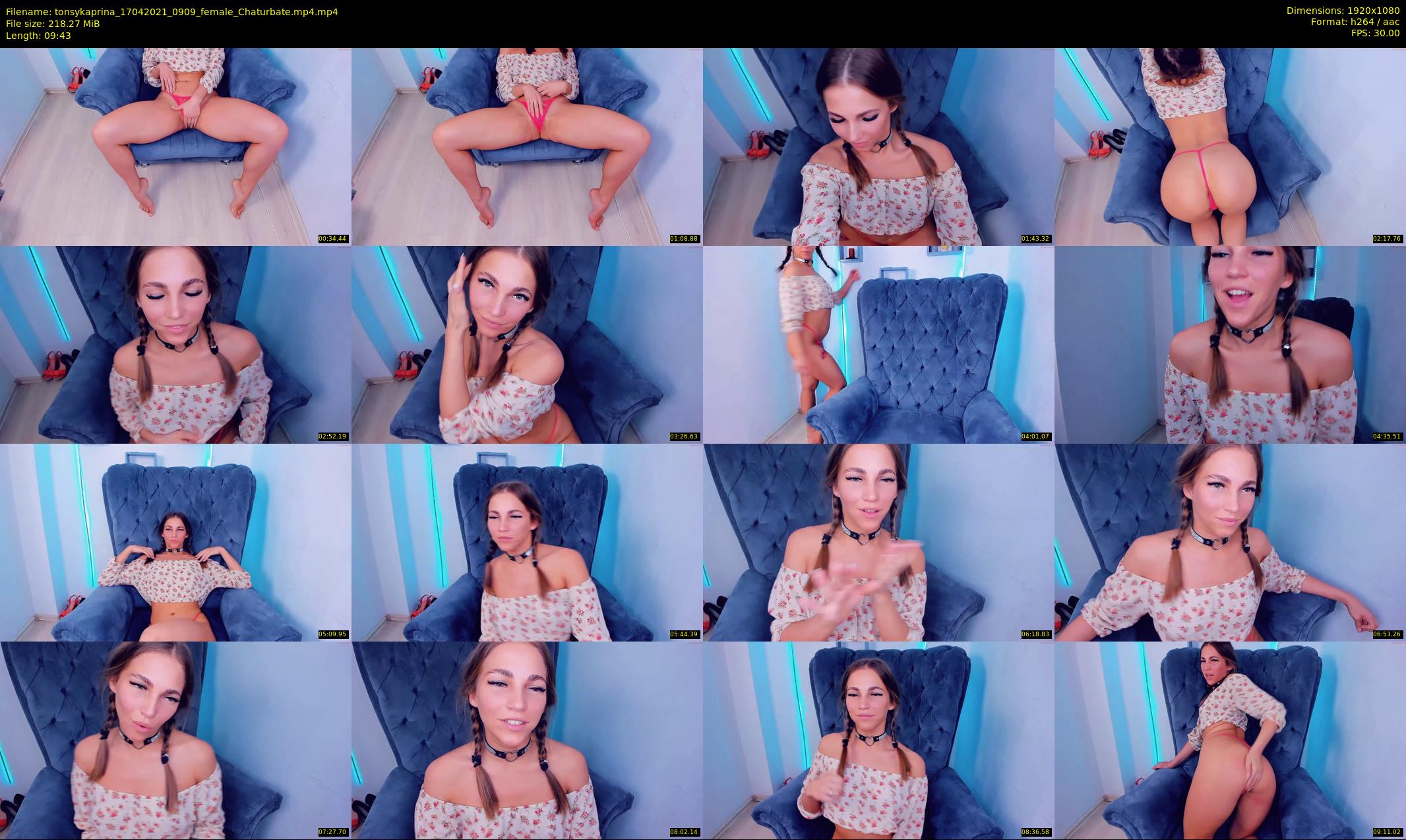tonsykaprina — 10 minute Chaturbate couple cam show recording, 1080p, Apr 17, 2021