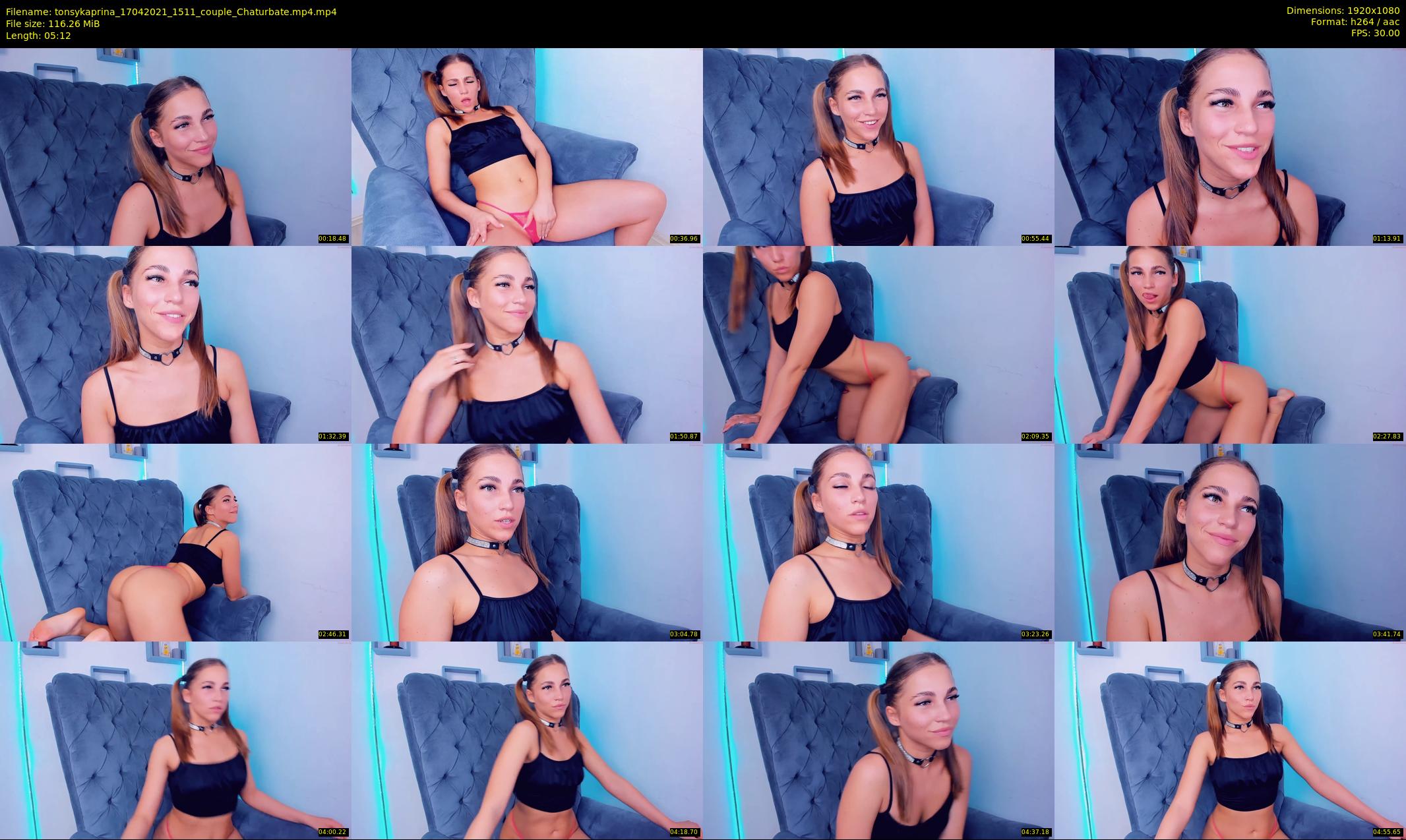 tonsykaprina — 6 minute Chaturbate couple cam show recording, 1080p, Apr 17, 2021